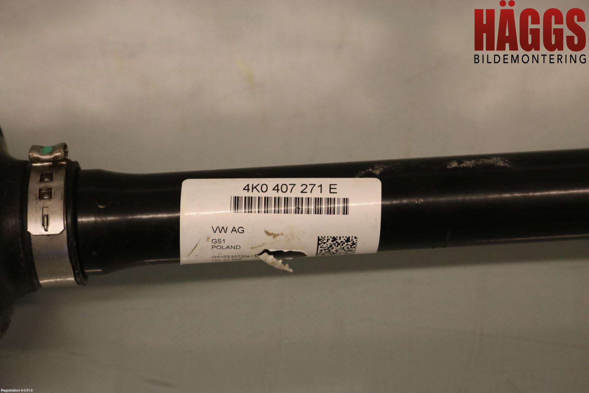 Audi A6 F2/C8 19- Drivaxel Fram Vänster