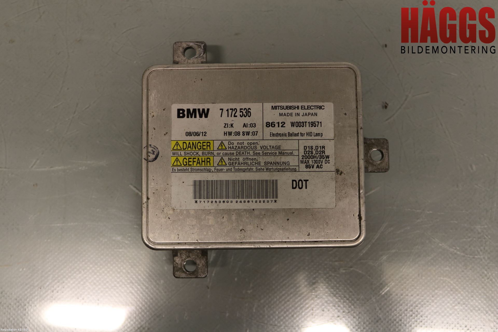 BMW 3 E90/91 SED/TOU 05-12 Styrenhet Strålkastare