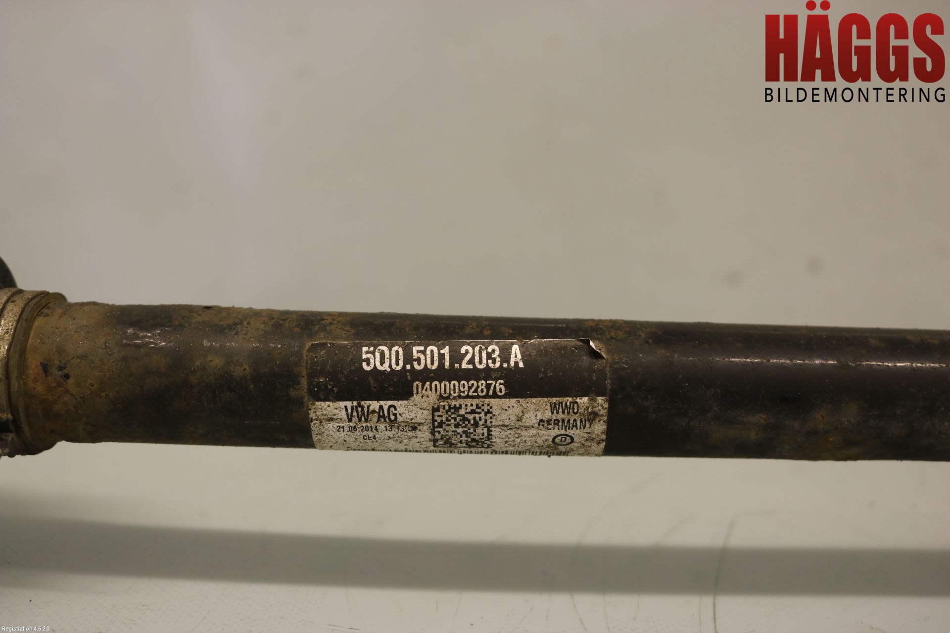 Audi A3/S3 8V 13-20 Drivaxel Bak Vänster