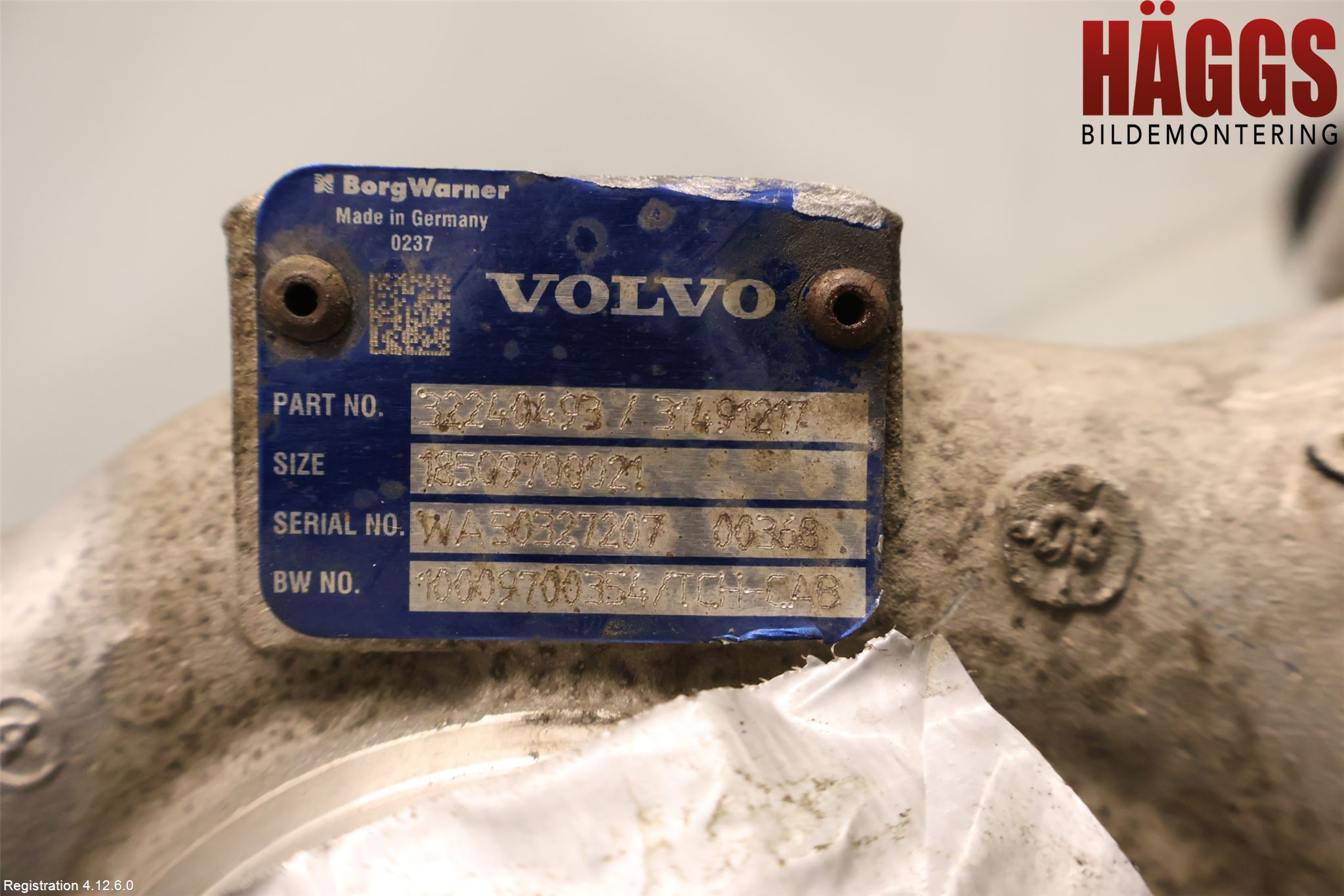 Volvo V90 17->> Turboaggregat