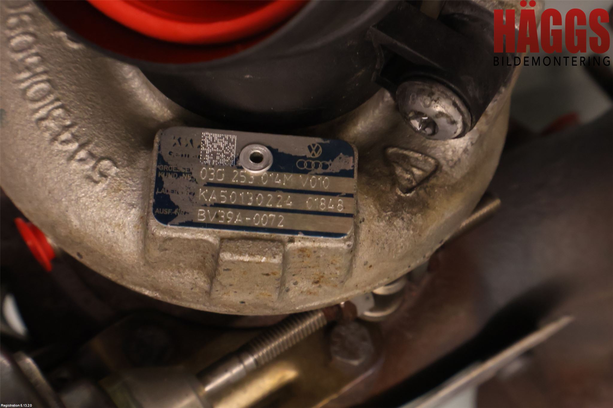 Volkswagen VW GOLF V 04-09 Turboaggregat