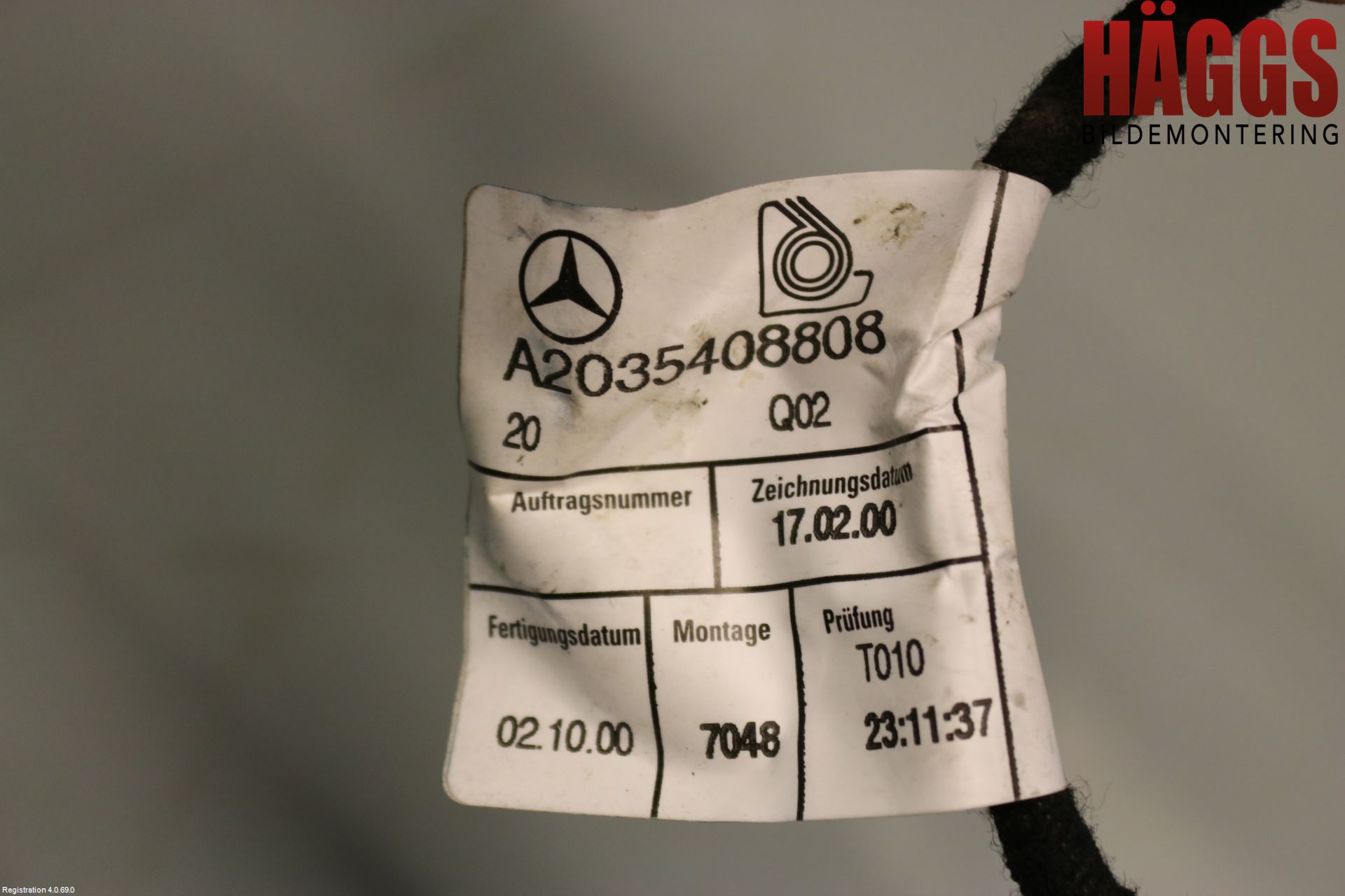 Mercedes-Benz MB C (203) 00-07 Spegel Yttre El Vä