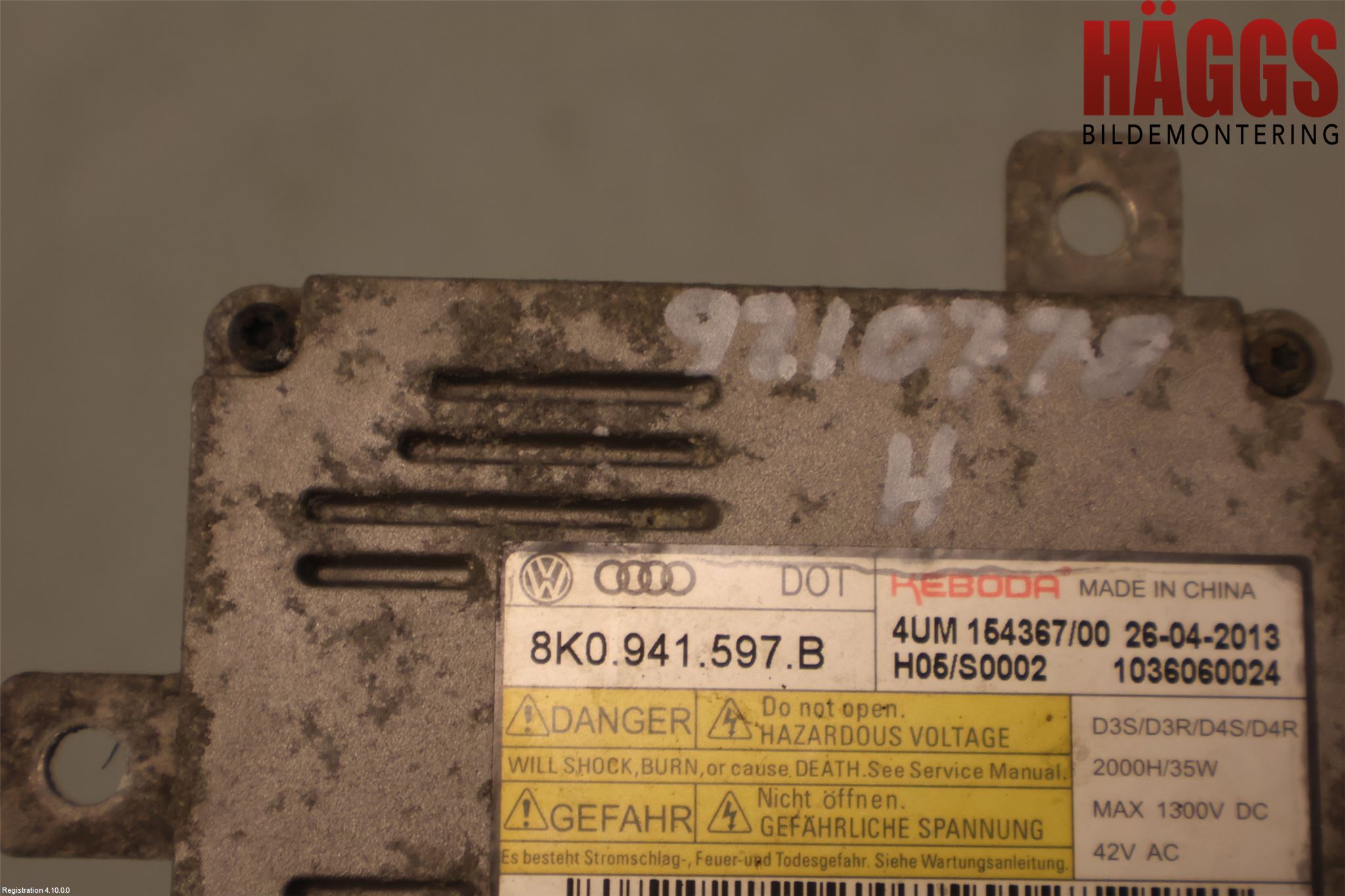 Volkswagen VW PASSAT 11-14 Styrenhet Strålkastare