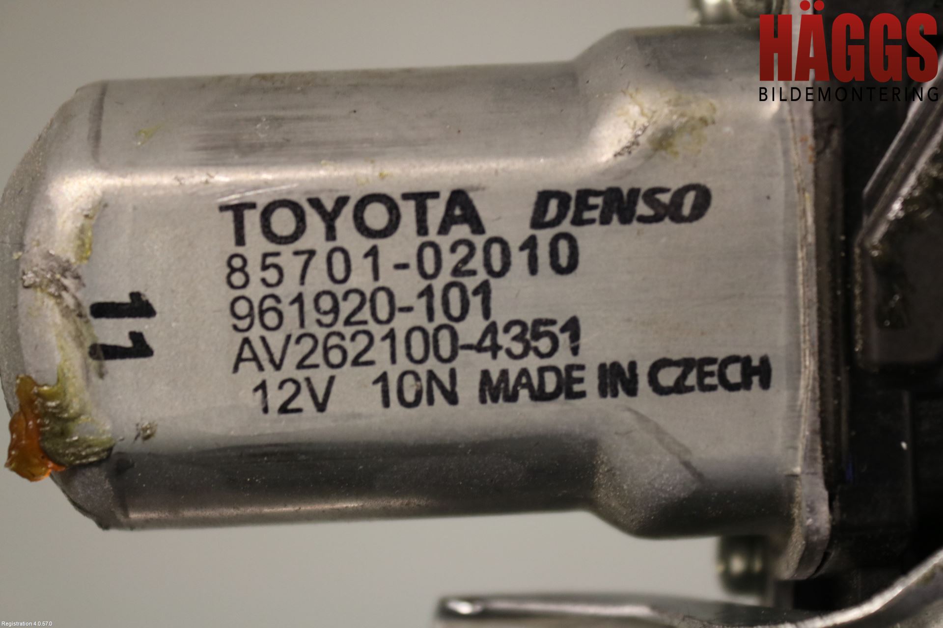 Toyota AURIS 10-12 Fönsterhiss El Kompl