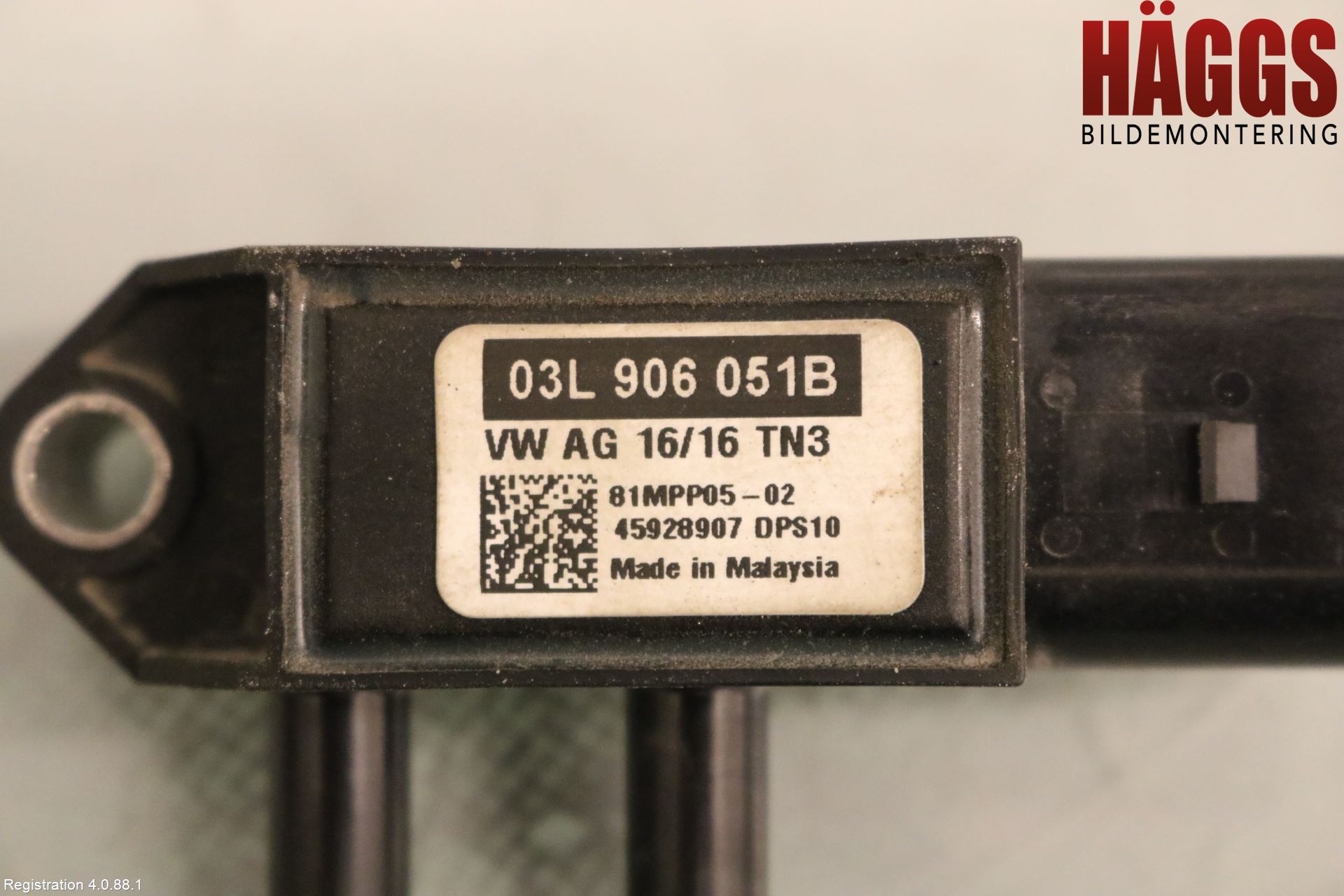 Audi A4/S4 B9 16-19 Givare Temp-Tryck Avgas