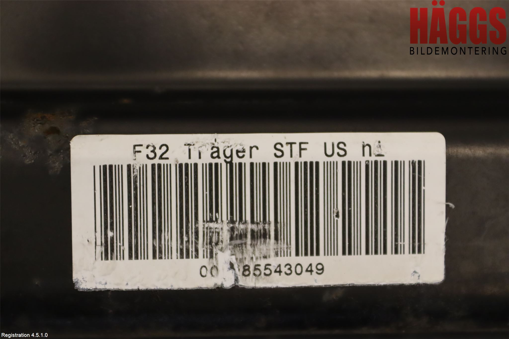 BMW 4 F32/F33/F82/F83 13-20 Stötfångarbalk Bak