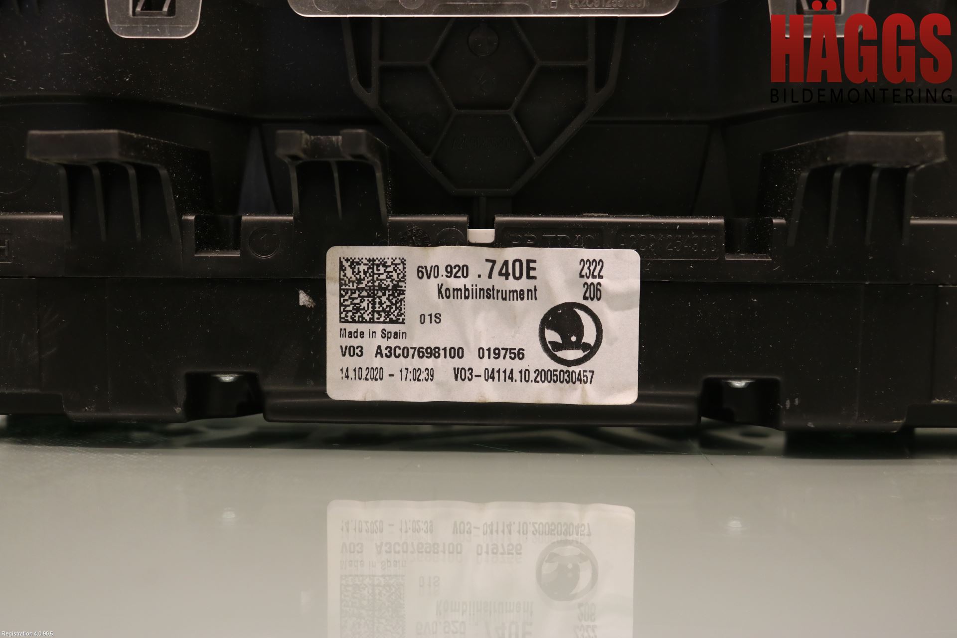 Skoda FABIA 15-21 Instrument Komb