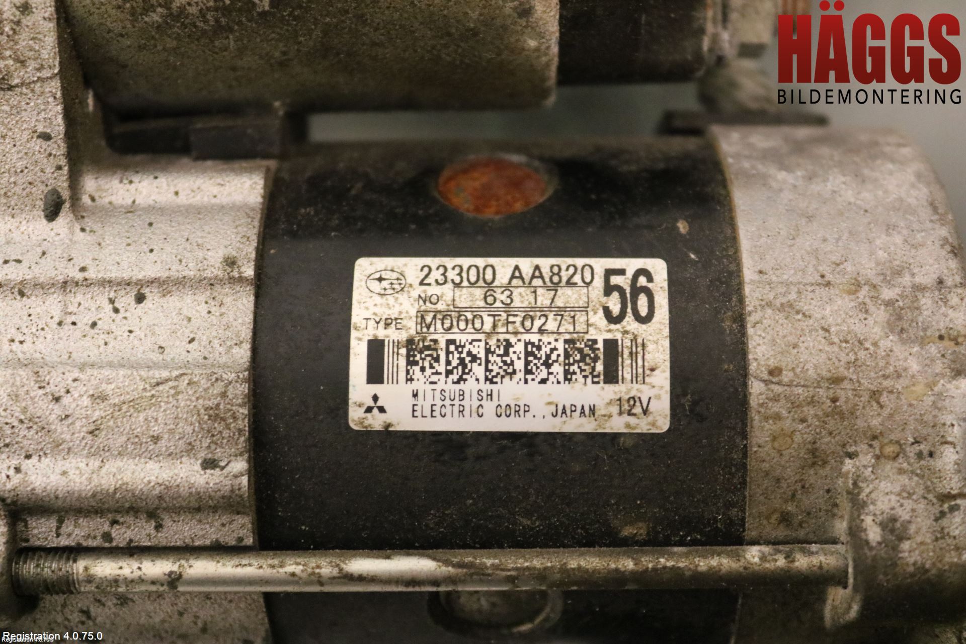 Subaru XV 12-17 Startmotor