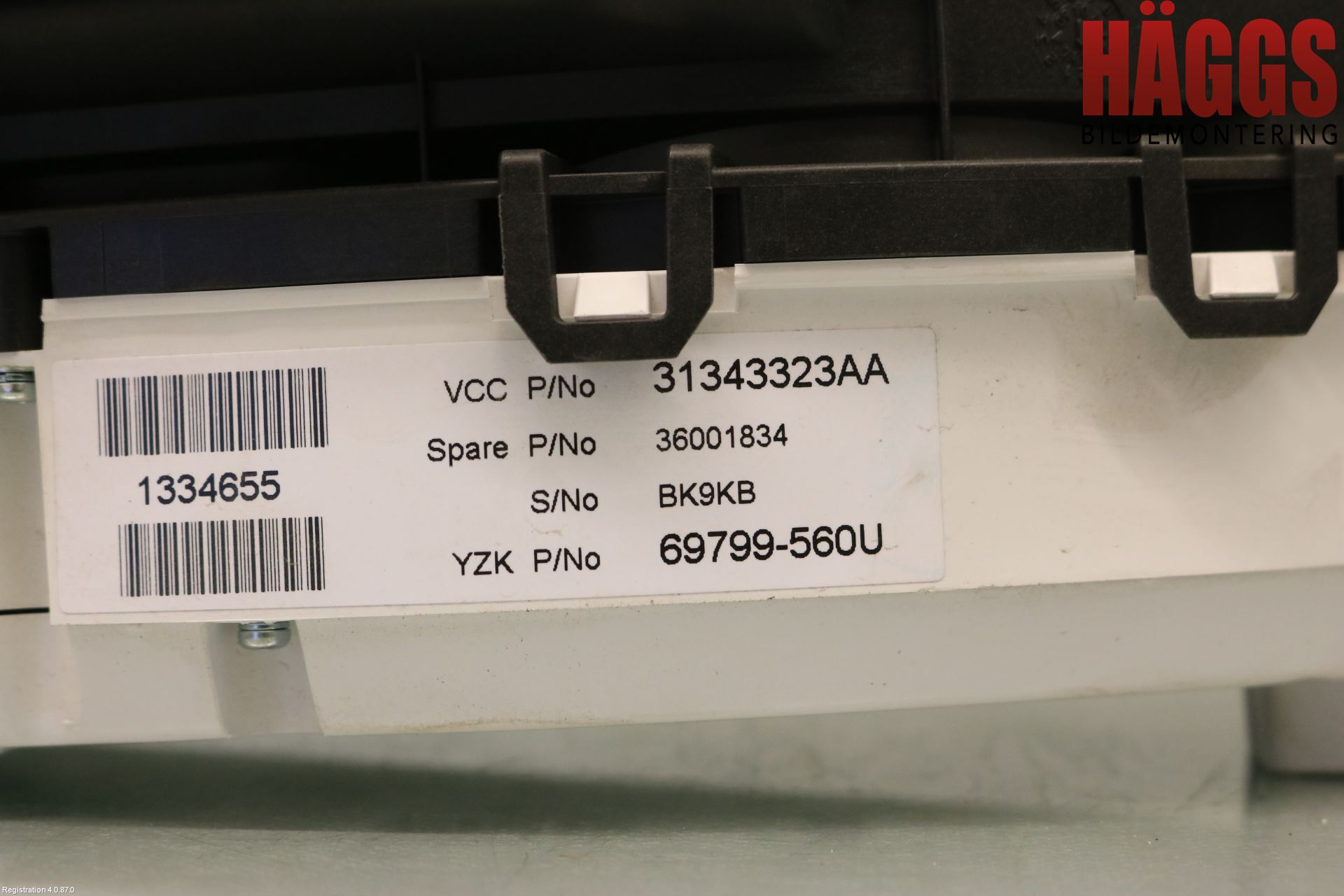 Volvo V60 11-13 Instrument Komb