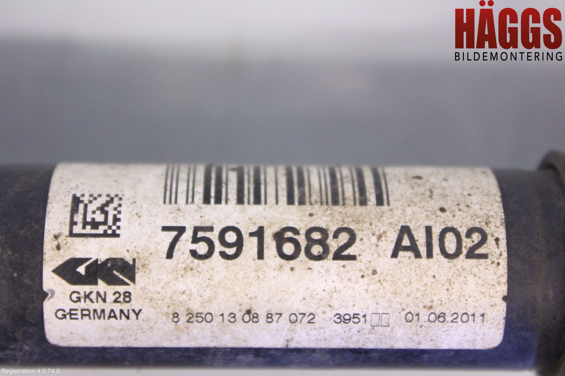 BMW X1 E84 10-15 Drivaxel Fram Höger