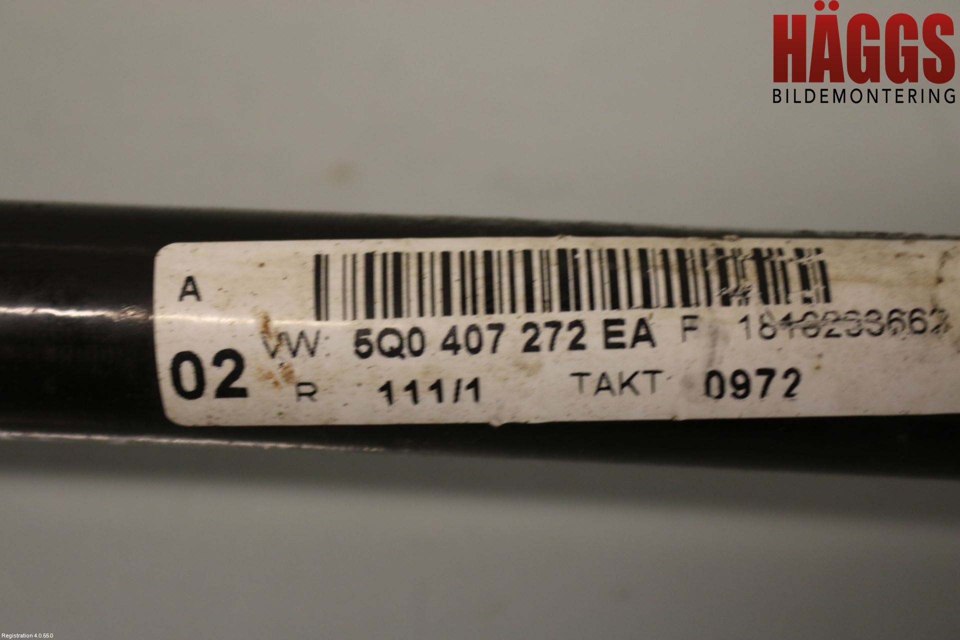 Volkswagen VW GOLF / E-GOLF VII 13-20 Drivaxel Fram Höger
