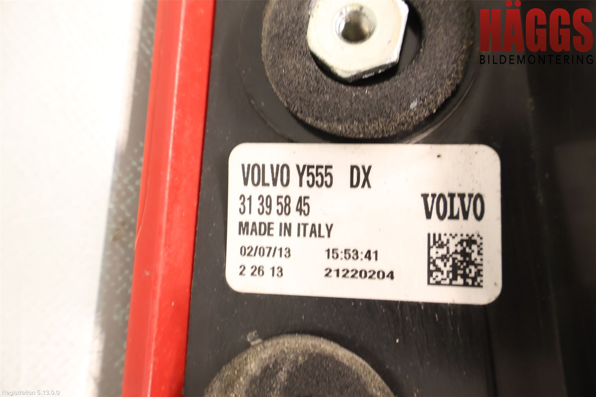 Volvo V40 12-19 Bakljus Höger