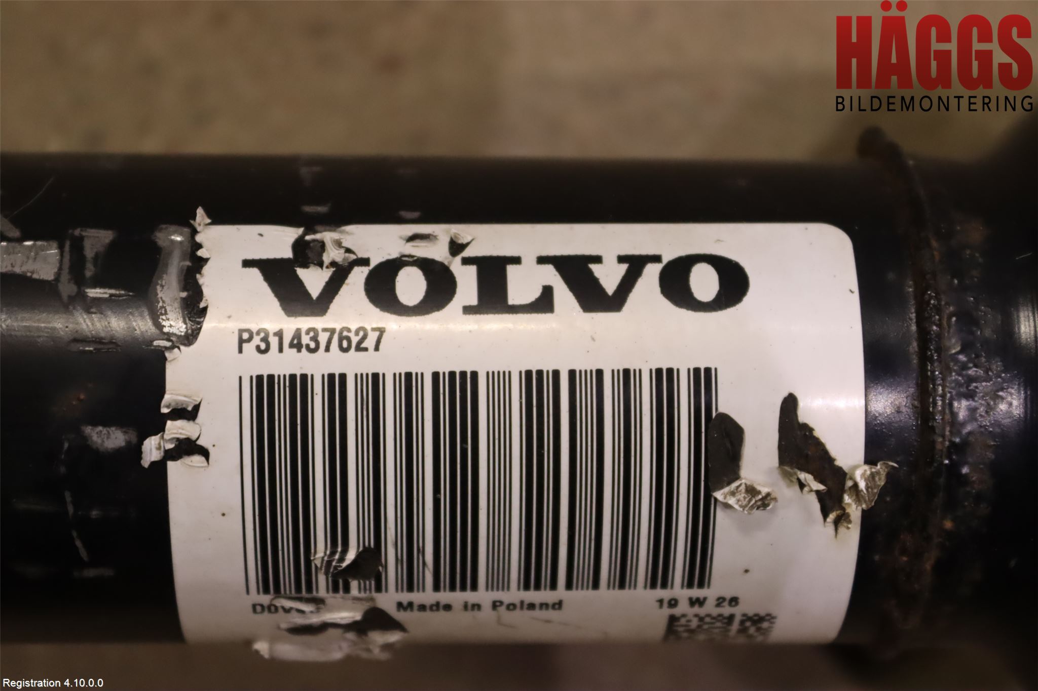 Volvo V60 19- Mellanaxel Komp