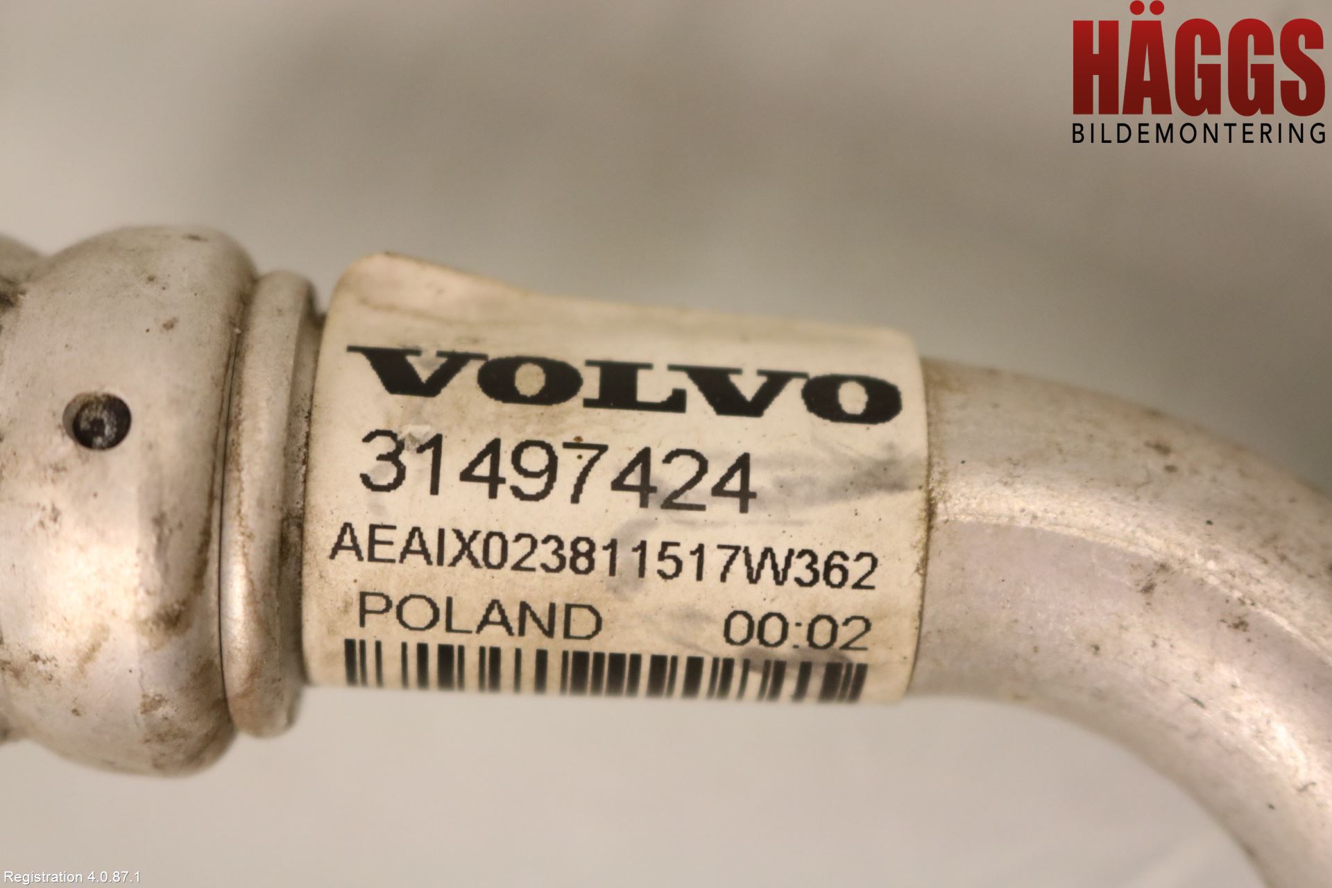 Volvo V90 17->> Ac Slang-Rör