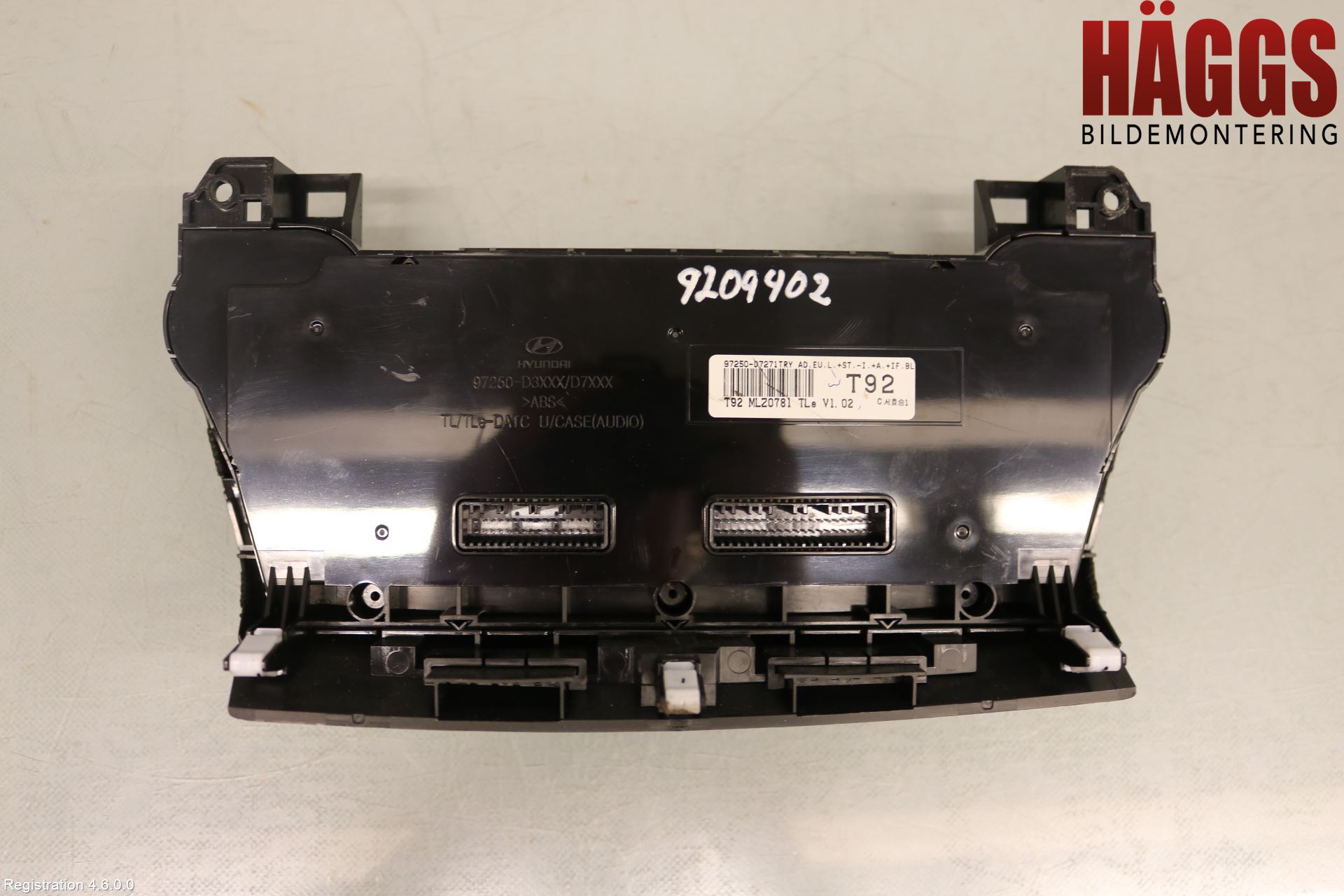 Hyundai TUCSON 05- Ac Styrenhet Ac Manöveren