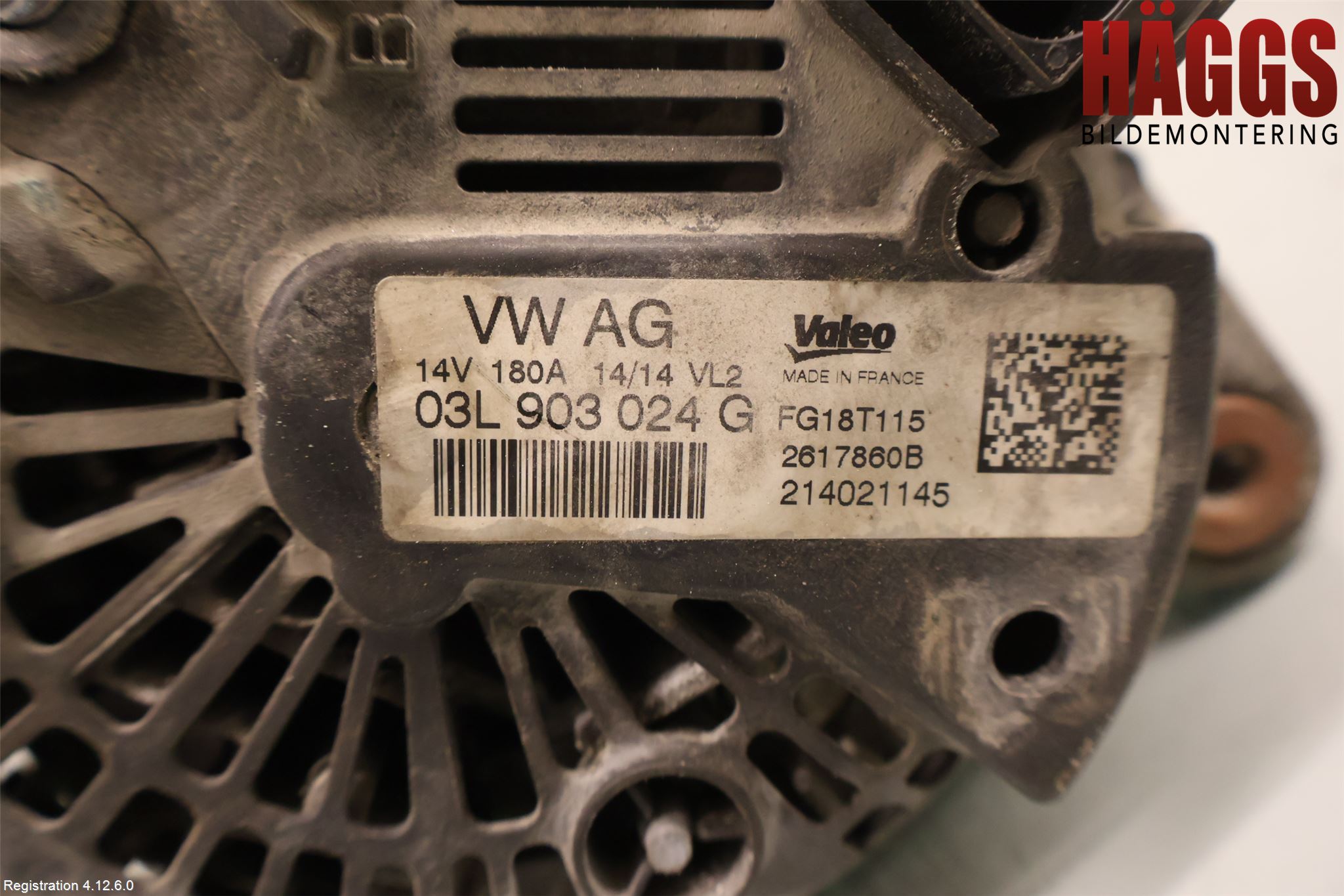 Volkswagen VW TRANSP/CARAVELLE (T5) 04-15 Generator