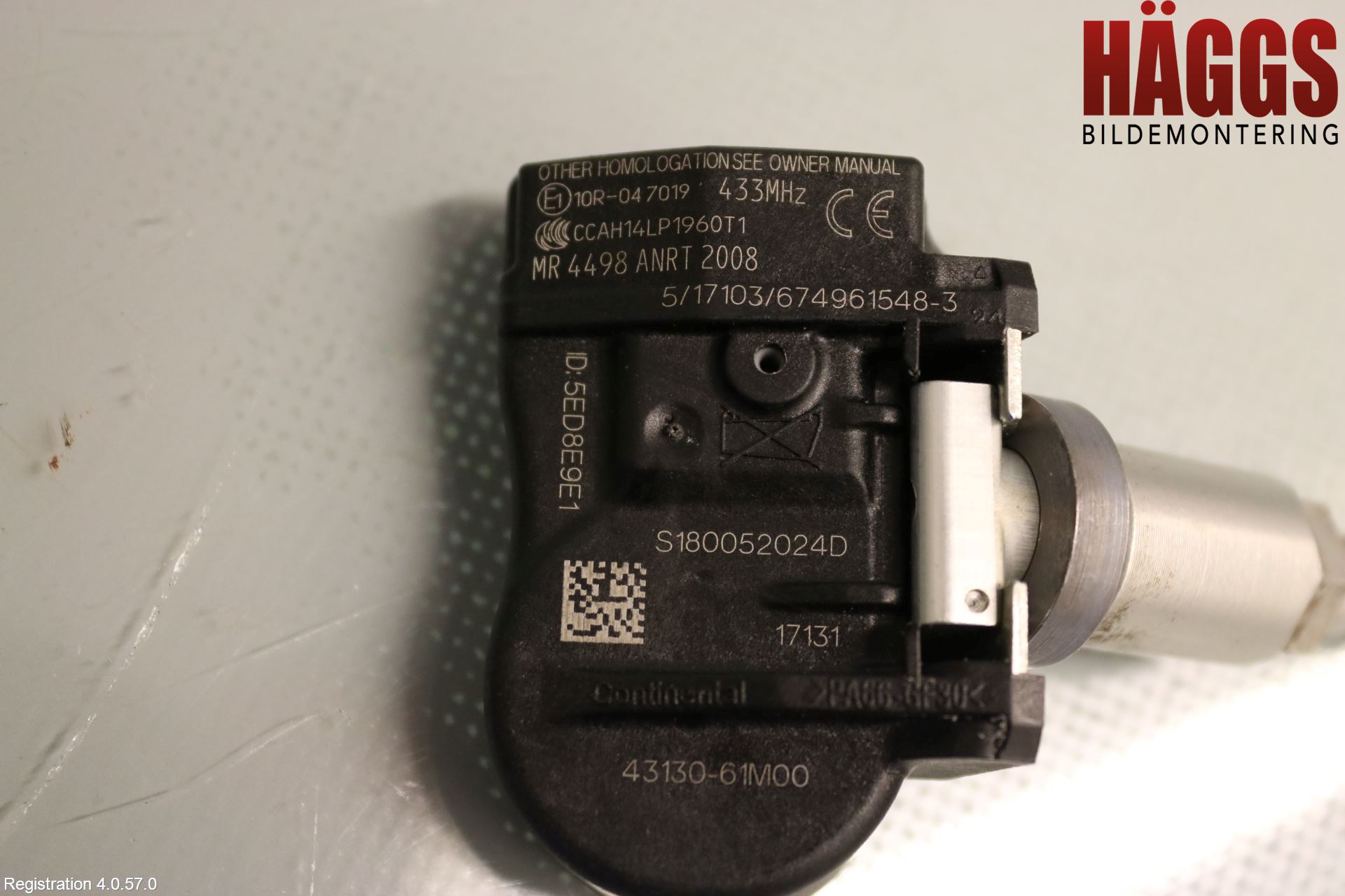 Suzuki VITARA 15- Givare Däcktryck