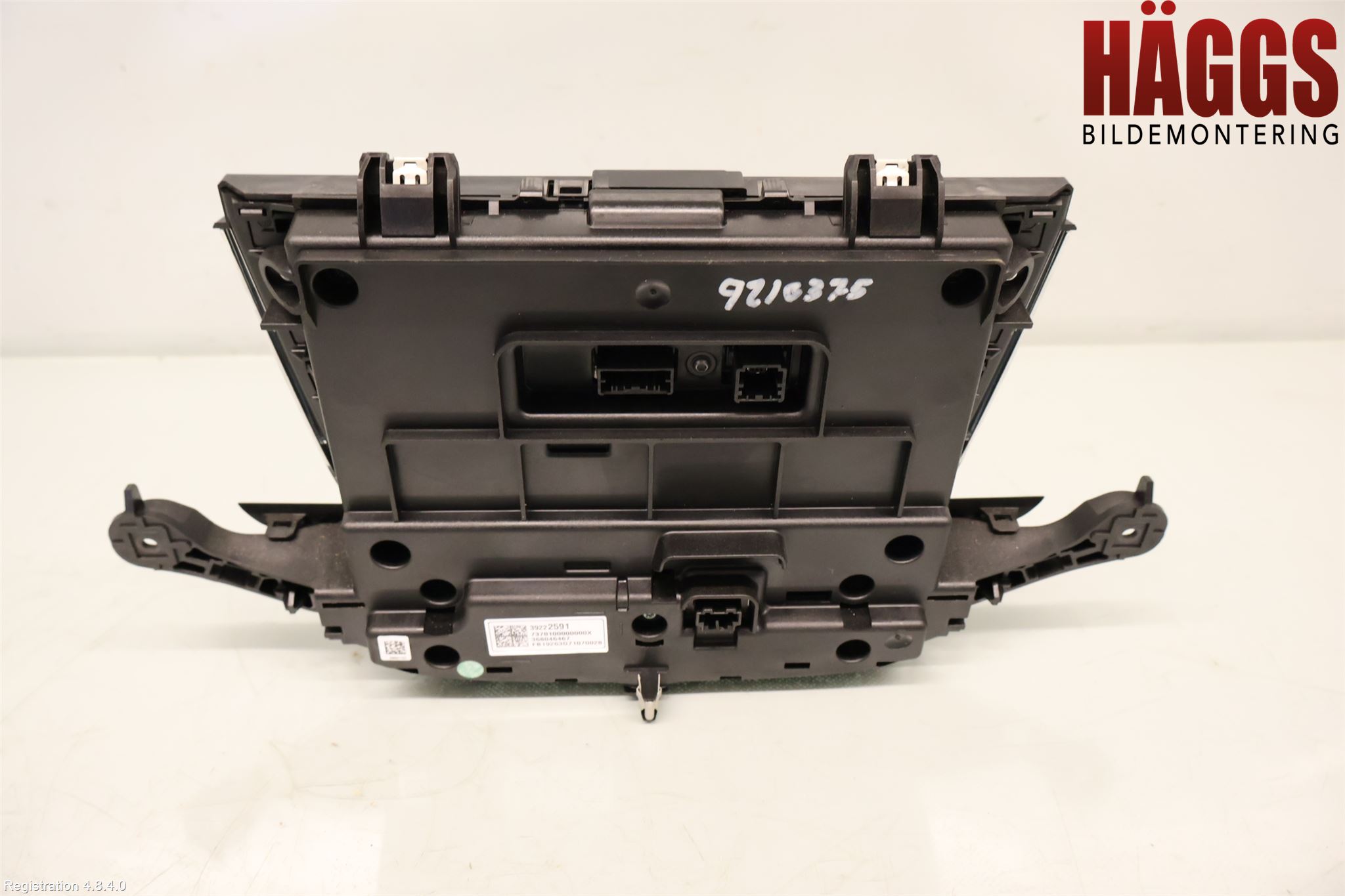 Opel ASTRA K 16-22 Bildskärm