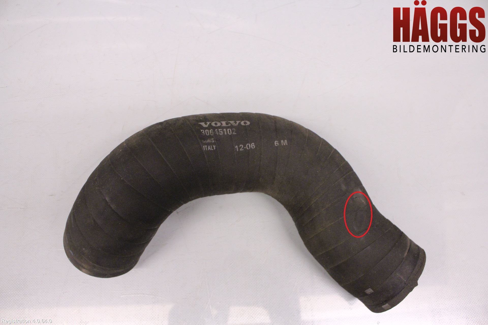 Volvo S60 05-10 Laddluft-Intercoolerrör