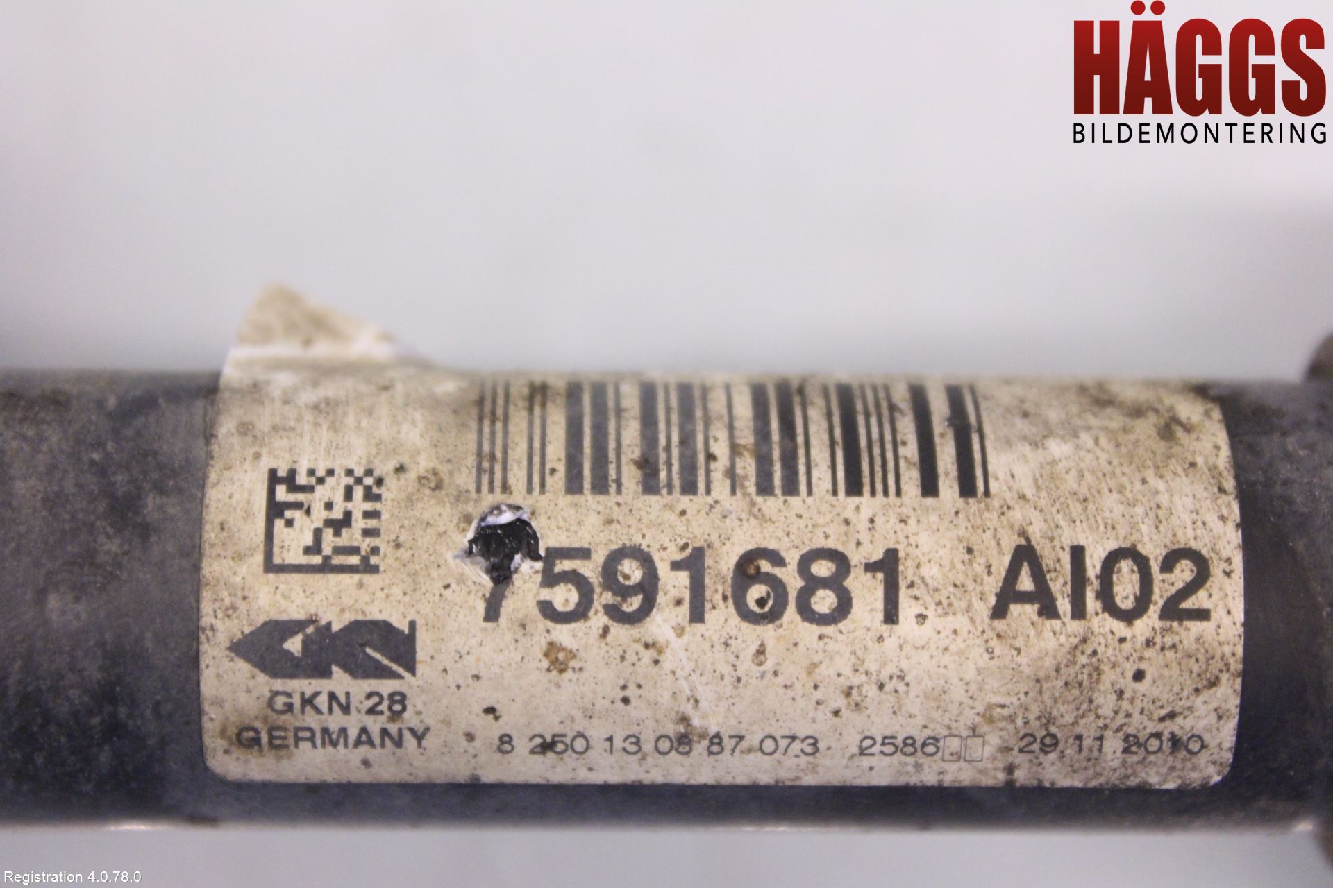 BMW X1 E84 10-15 Drivaxel Fram Vänster