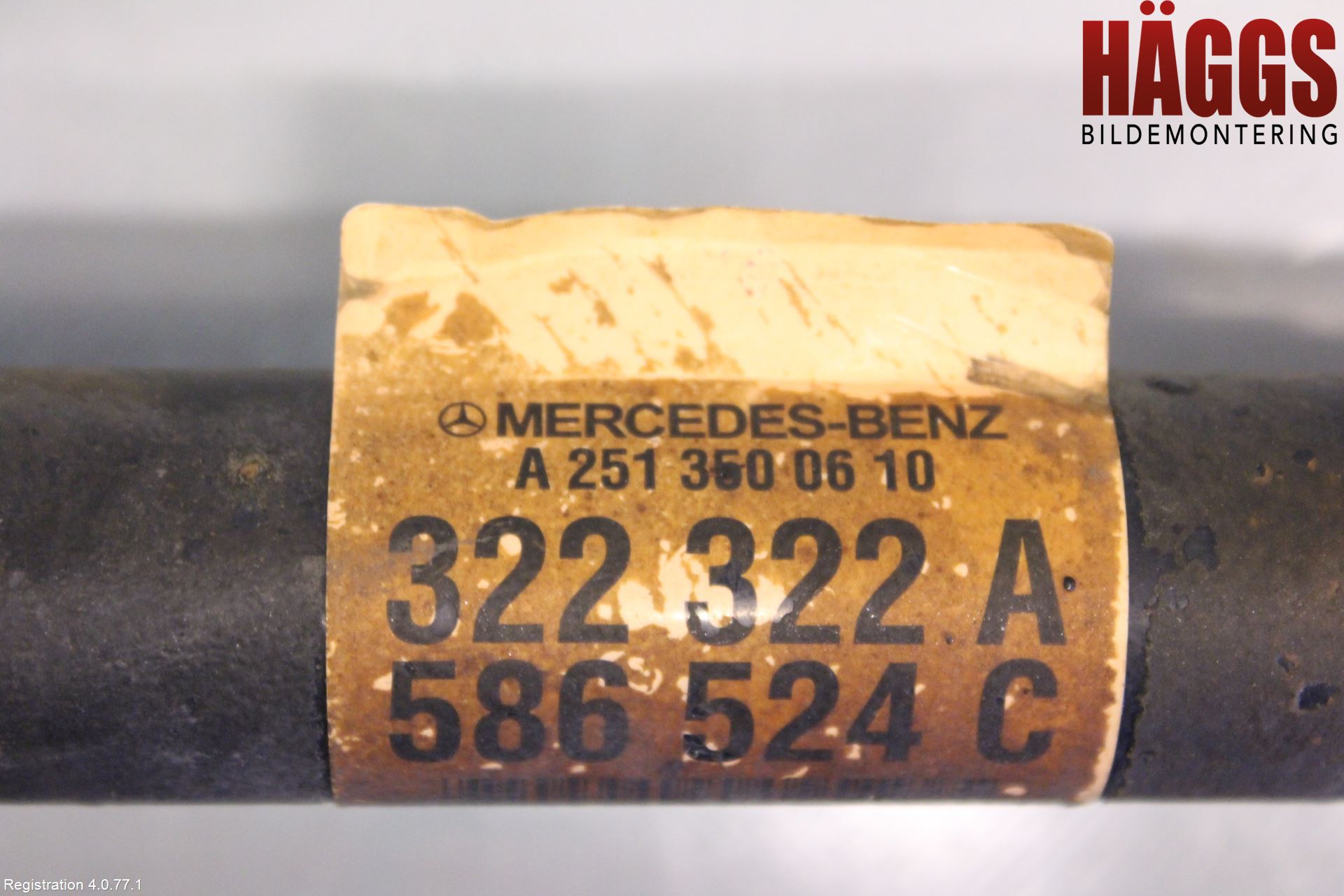 Mercedes-Benz MB R-KLASS (W251) 05-13 Drivaxel Bak Höger