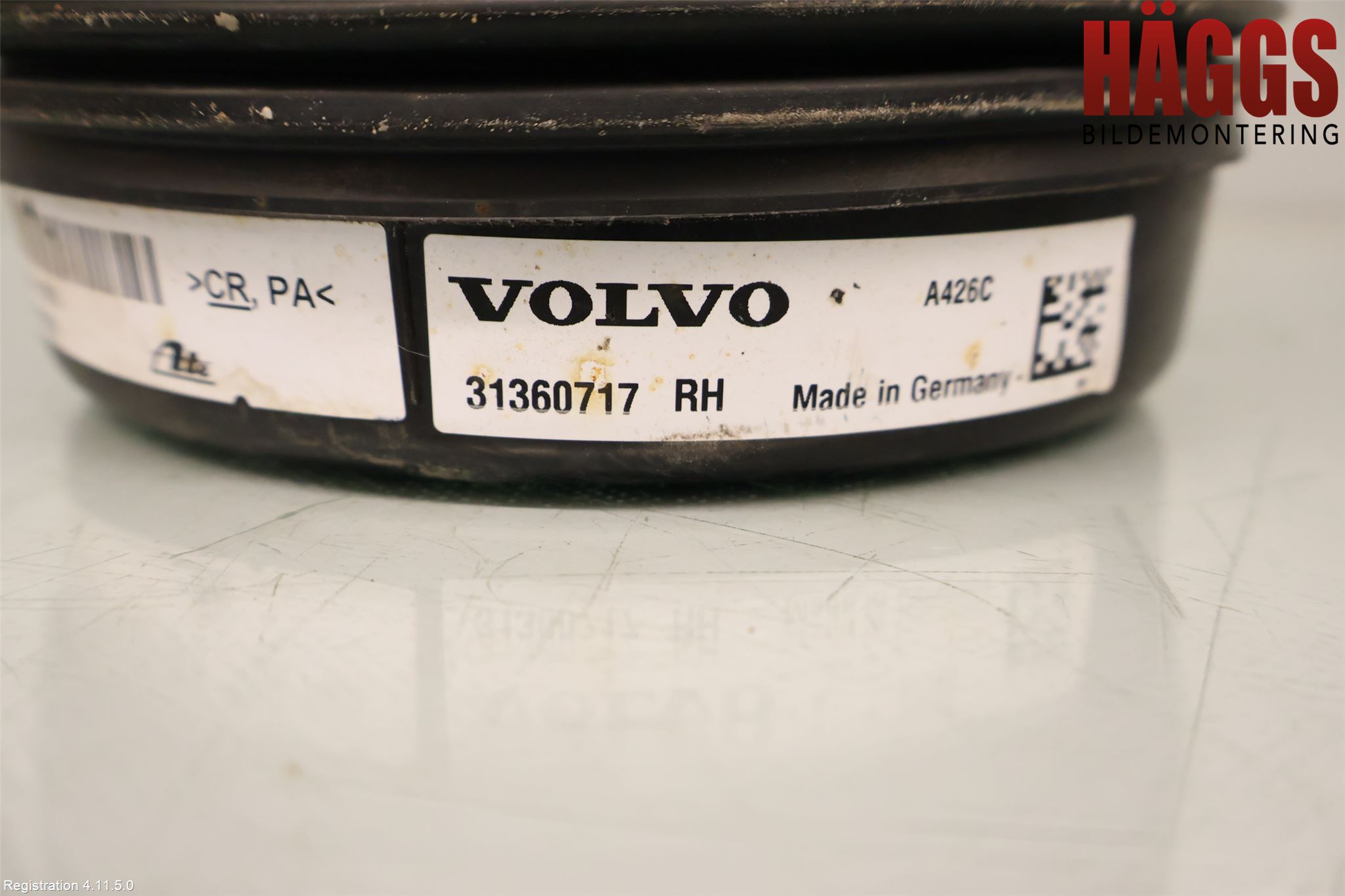 Volvo XC90/RECHARGE 16- Nivå-Luftfjädring Bälg