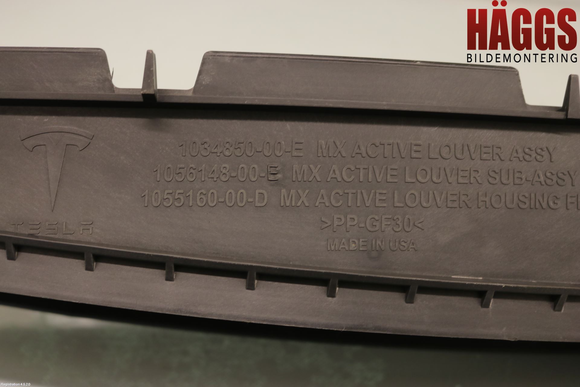 Tesla MODEL X 16- Deflektor Plåt-Plast Kylning