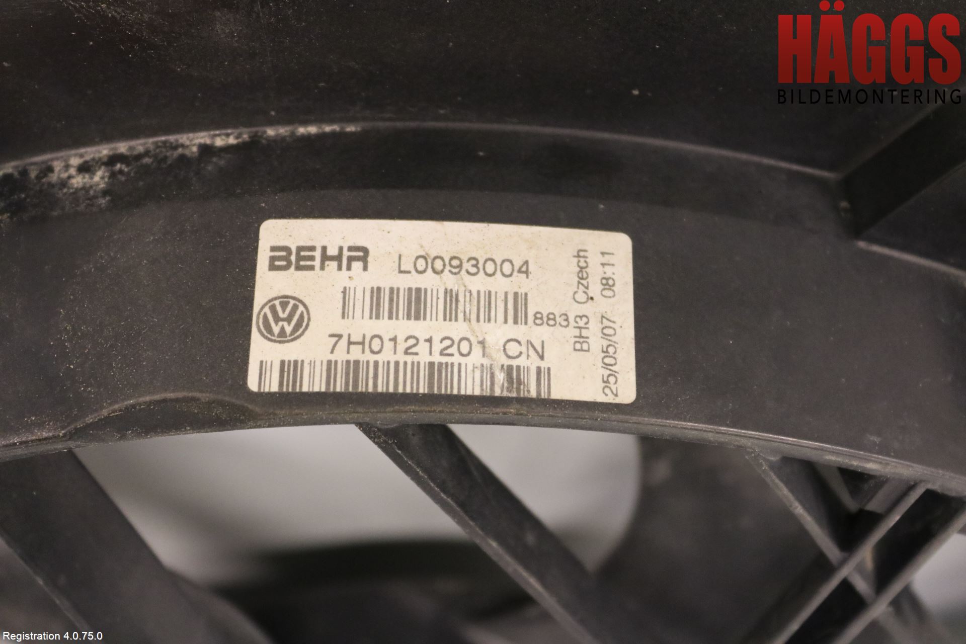 Volkswagen VW TRANSP/CARAVELLE (T5) 04-15 Kylfläkt El