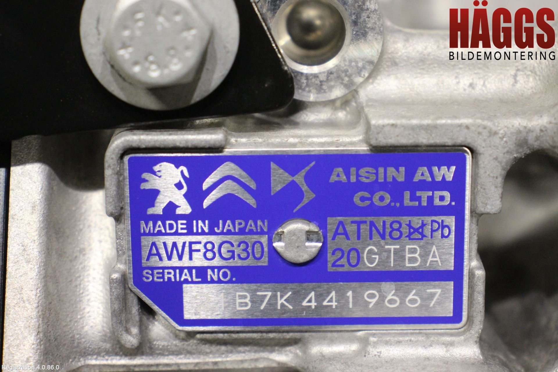 Peugeot 2008/E-2008 20- Växellåda Automat