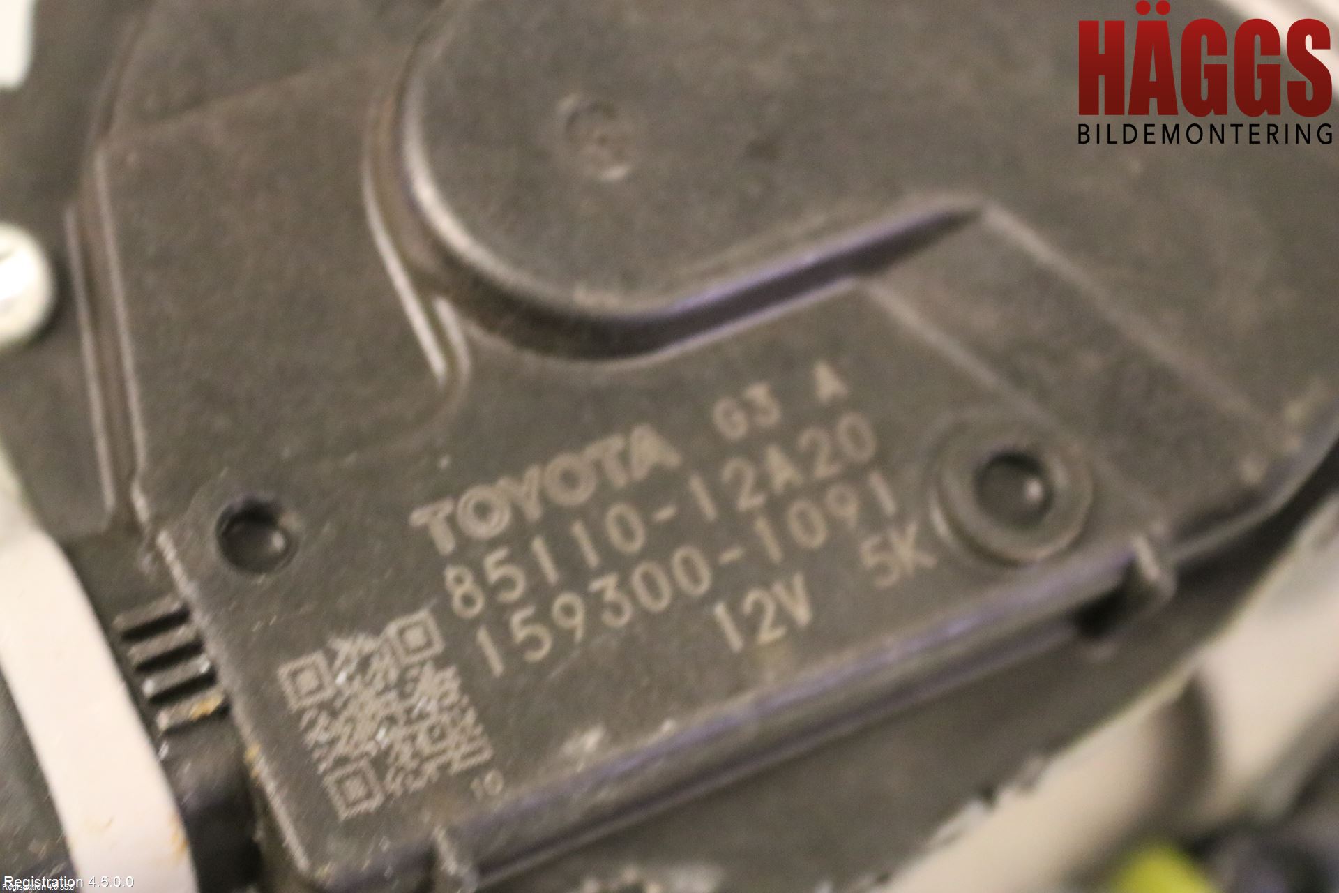 Toyota COROLLA 08-12 Torkarmotor Vindruta