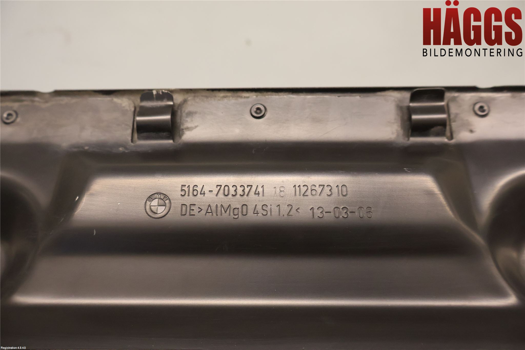 BMW 5 E60/61 Sed/Tou 02-10 Frontplåt