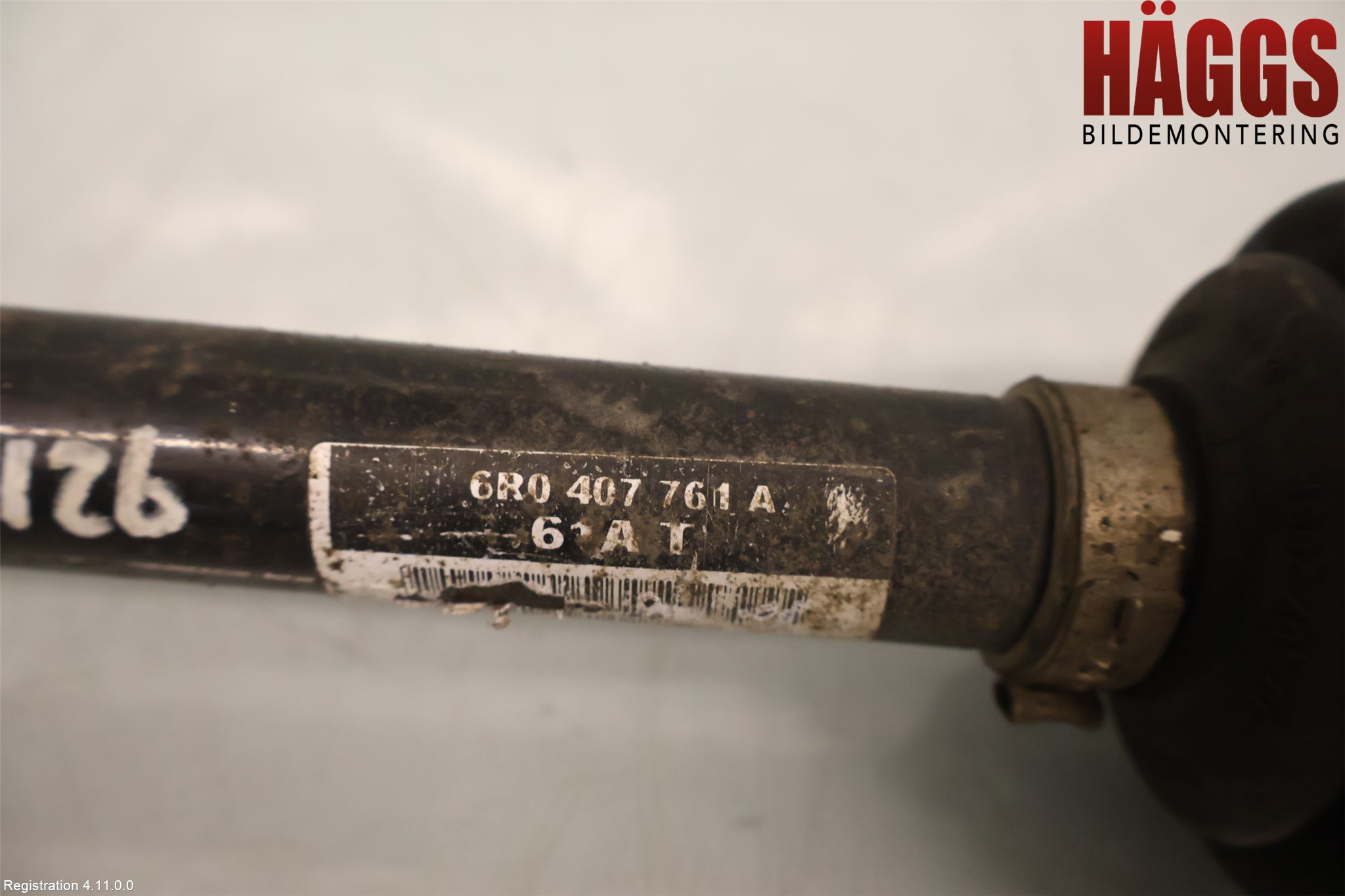 Volkswagen VW POLO 10-17 Drivaxel Fram Vänster