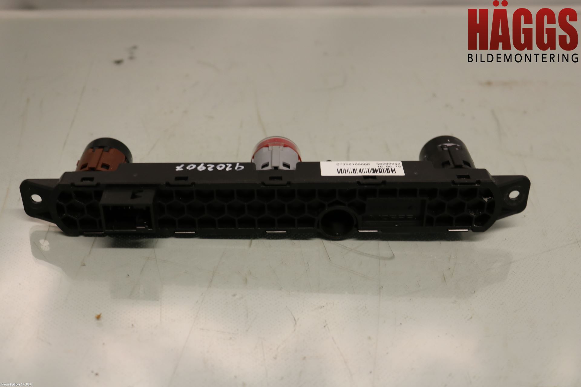 Fiat 500X 15- Strömställare Varnings