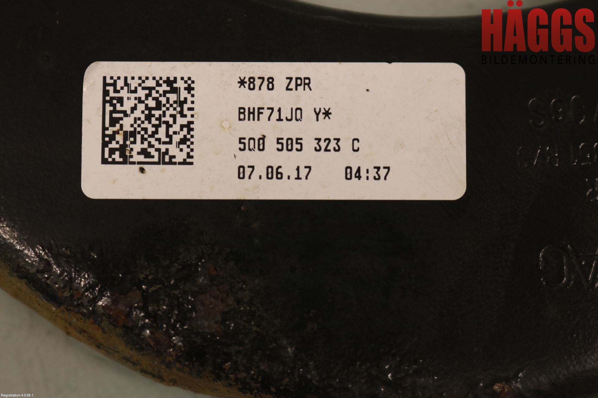 Audi Q3 8U 12-18 Bärarm Bak Höger