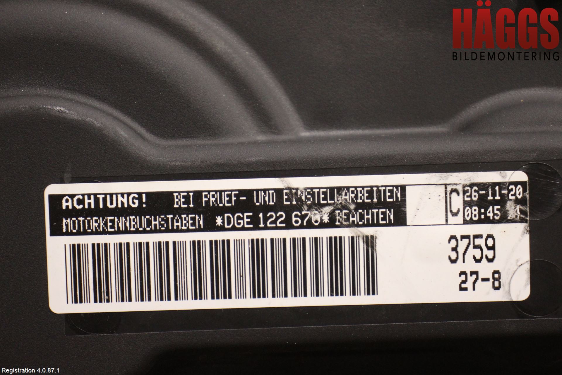 Skoda OCTAVIA (5E) 13-20 Motor Bensin