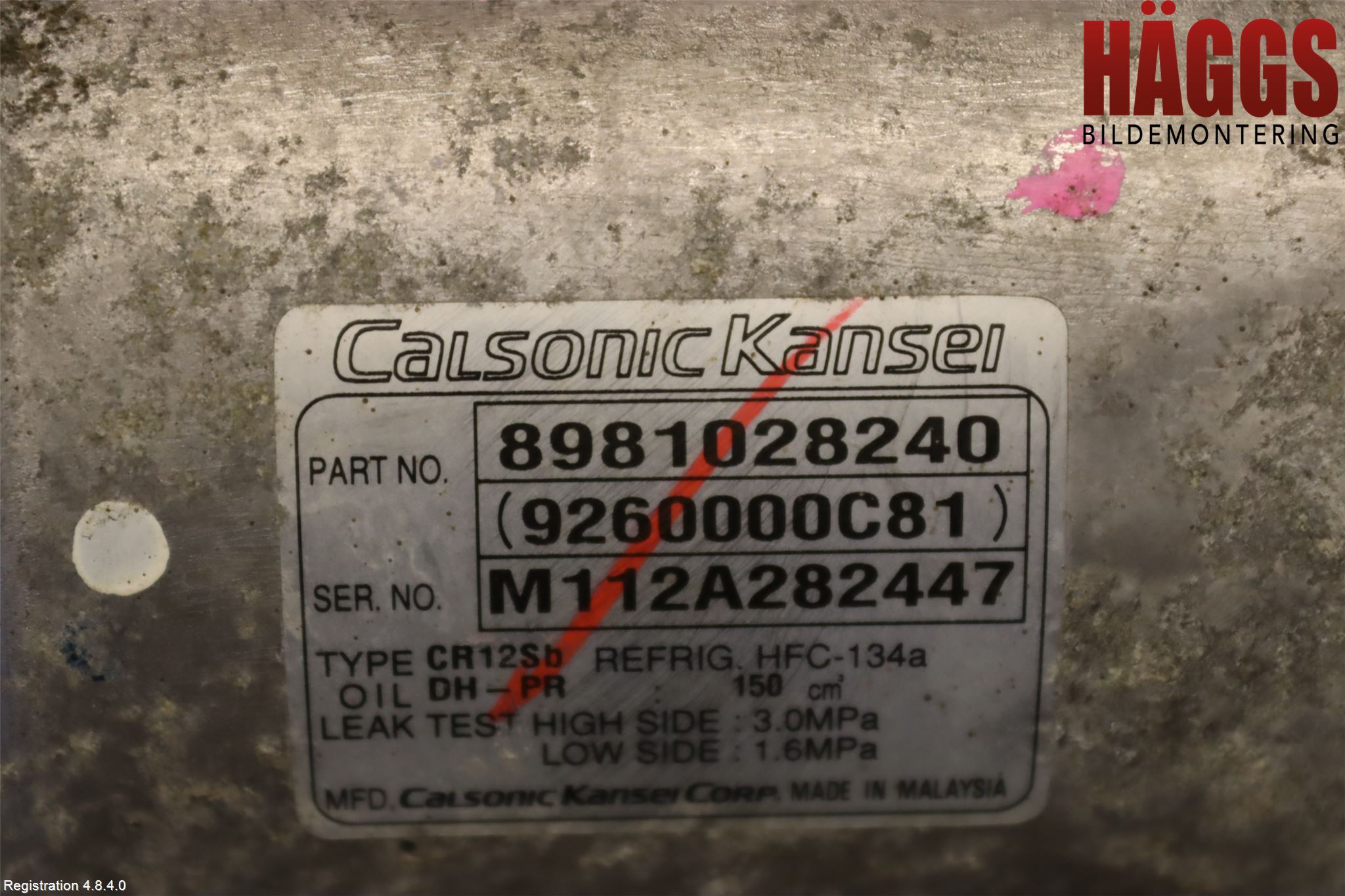 Isuzu D-MAX Ac Kompressor