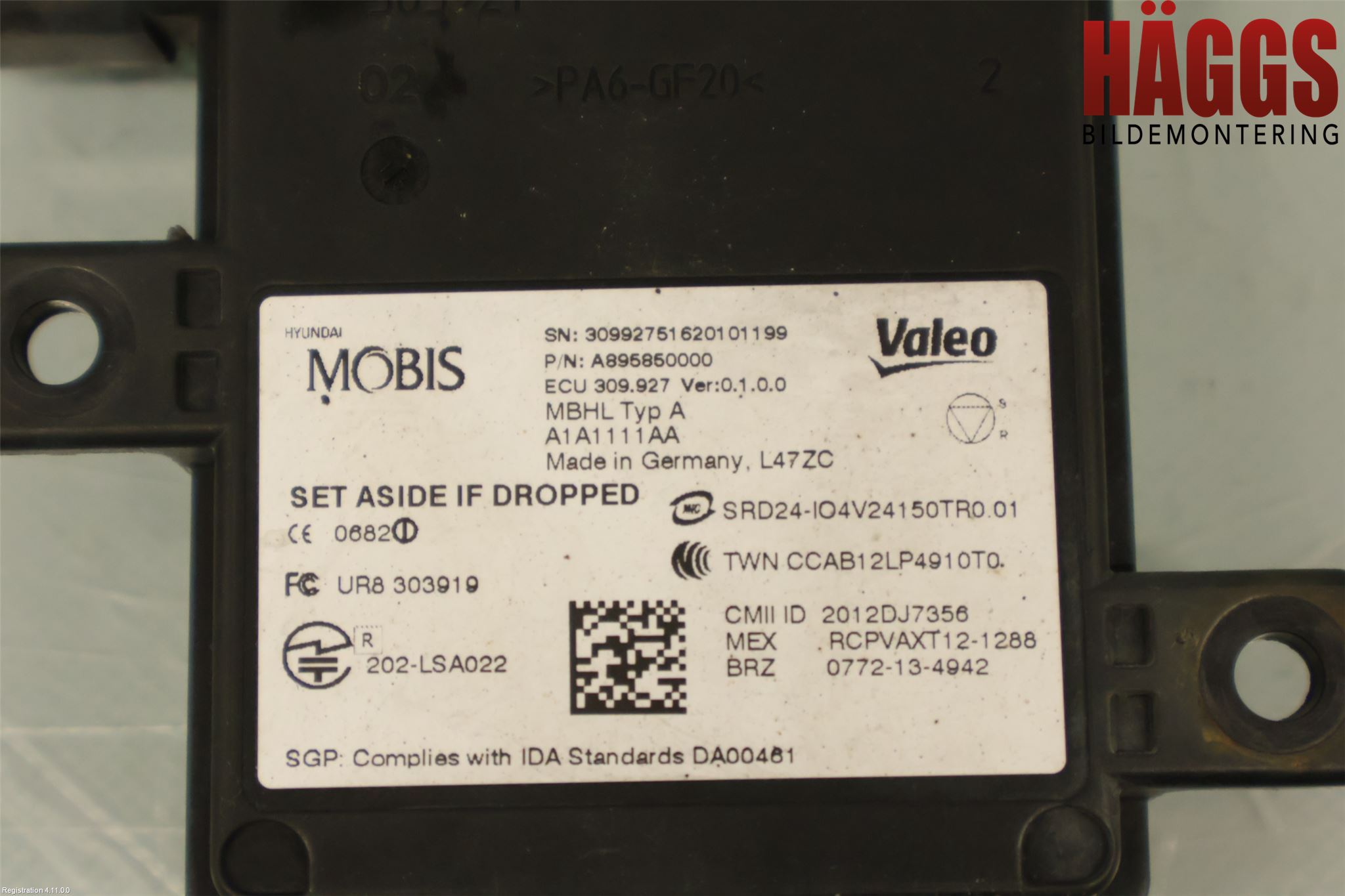 Kia OPTIMA 16-20 Sensor Aktivt Kollisionsskydd