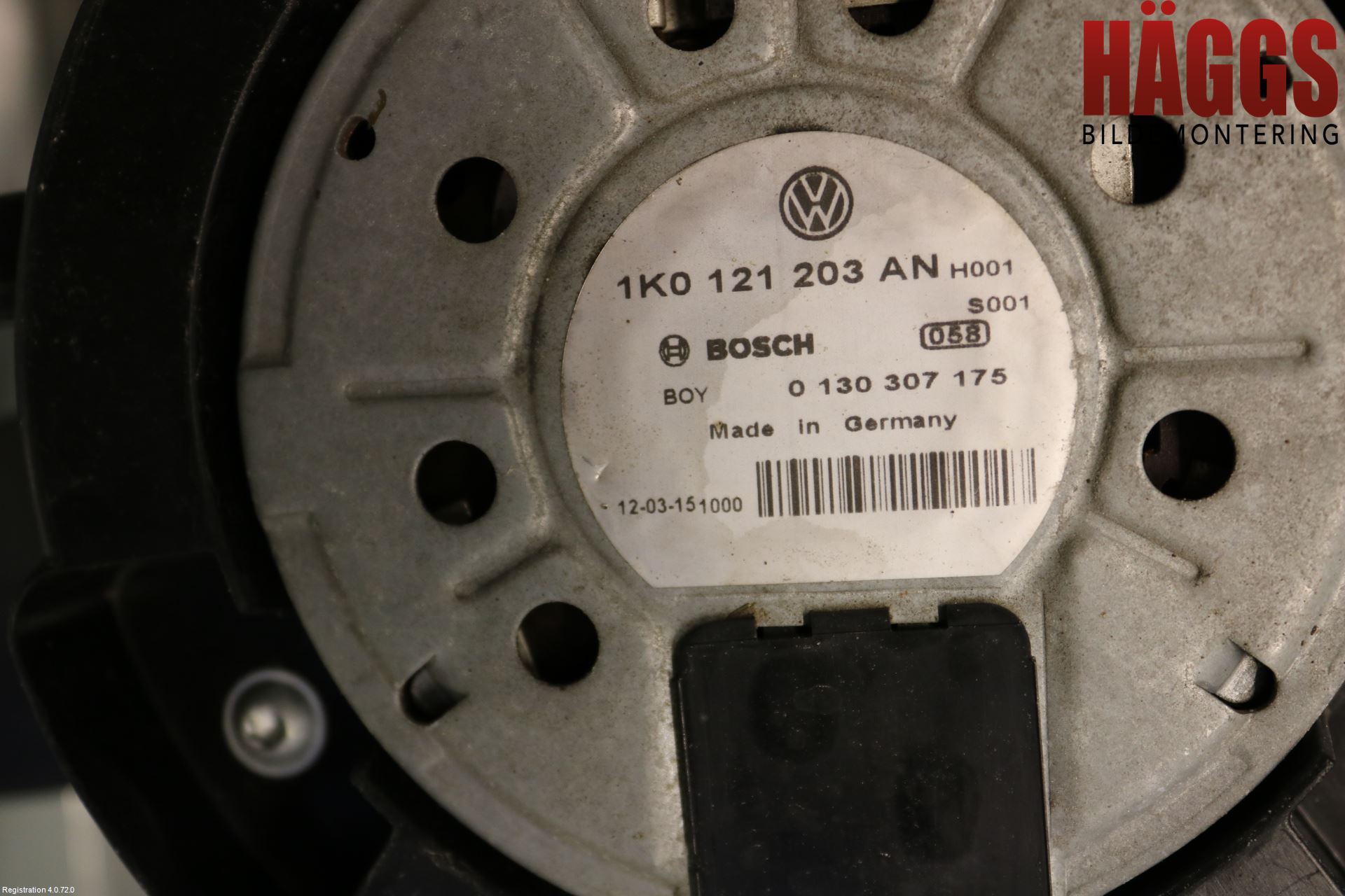 Volkswagen VW GOLF VI 09-13 Kylfläkt El