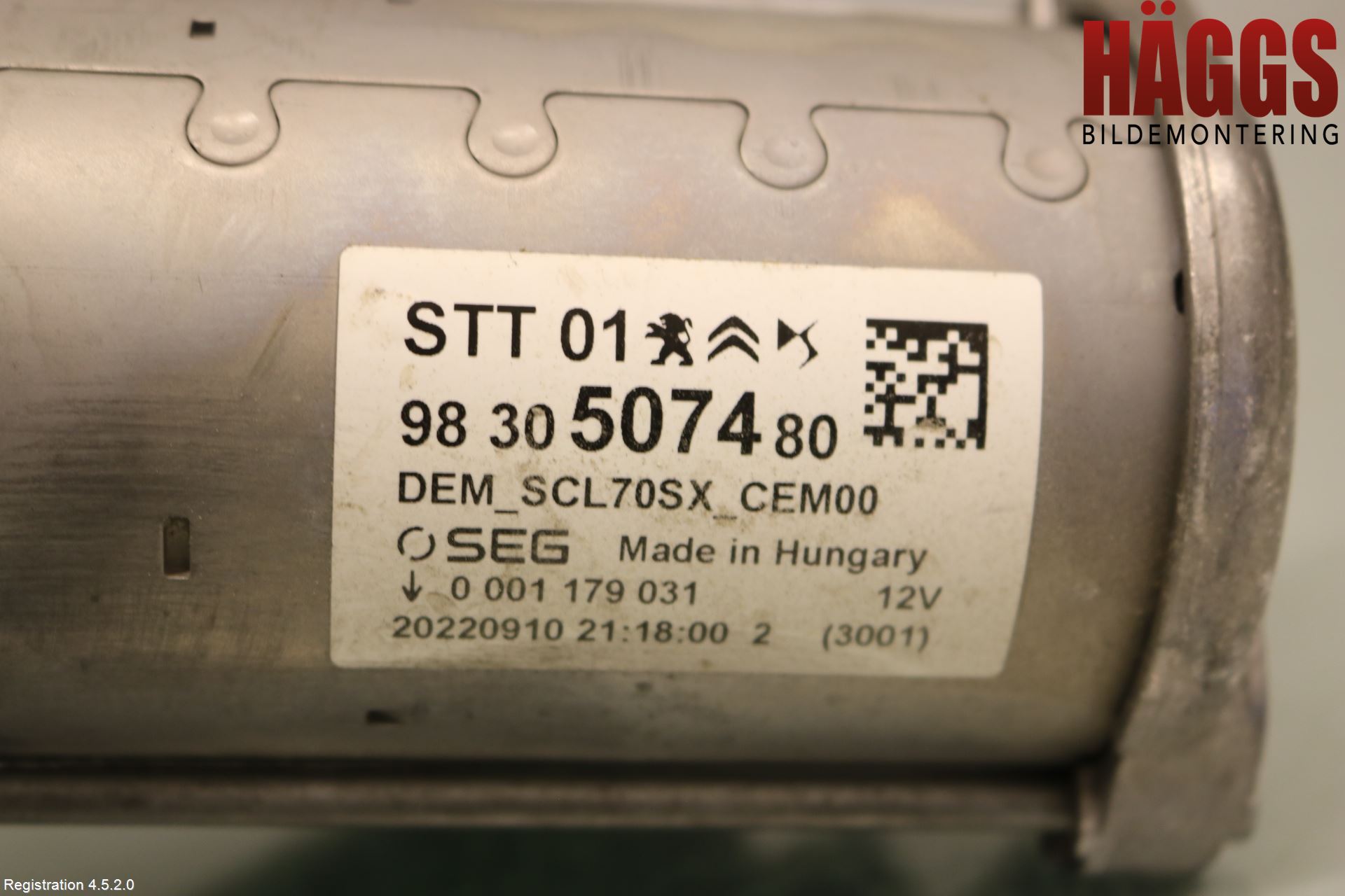 Peugeot 2008/E-2008 20- Startmotor