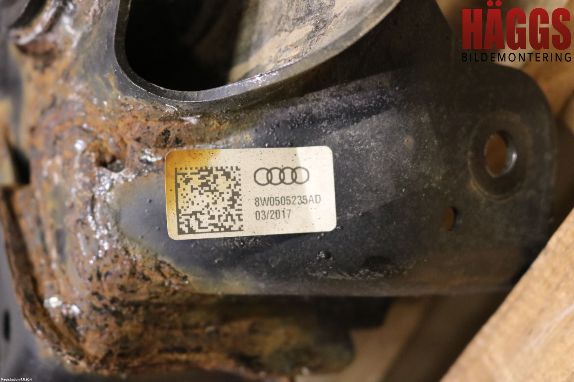 Audi A4 ALLROAD 17- Bakaxelbalk