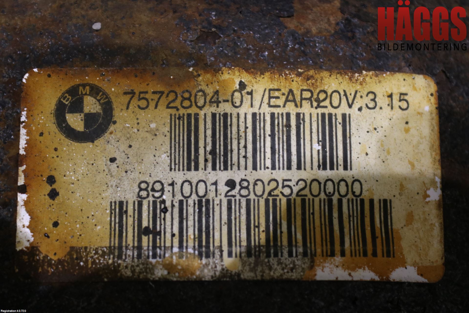 BMW 3 E90/91 SED/TOU 05-12 Bakväxel-Diff