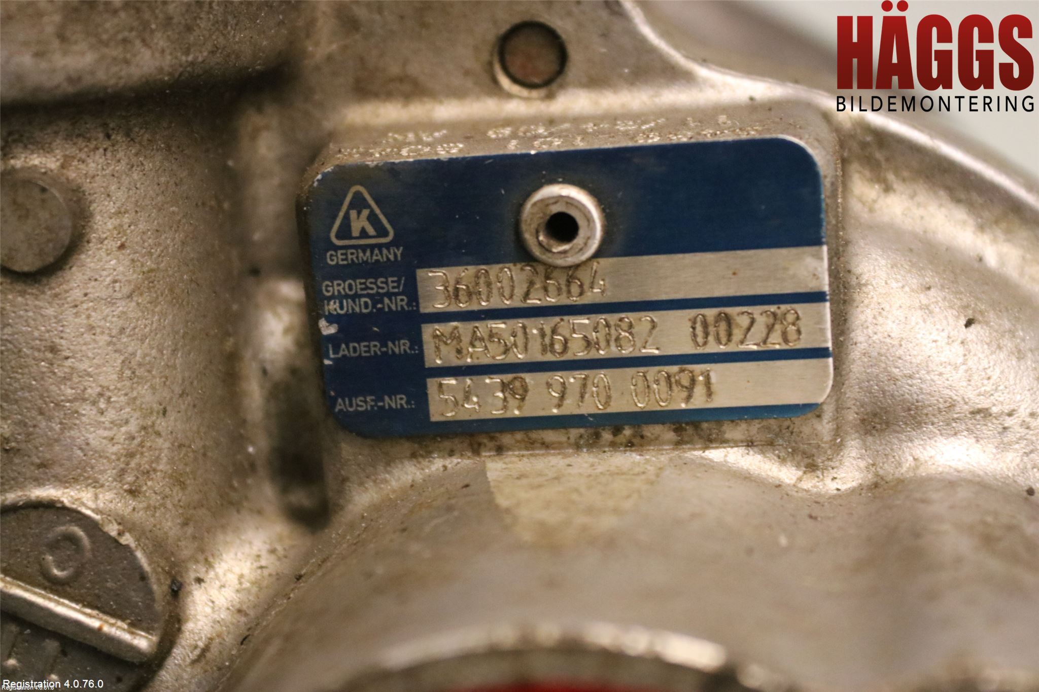 Volvo V70 08-13 Turboaggregat