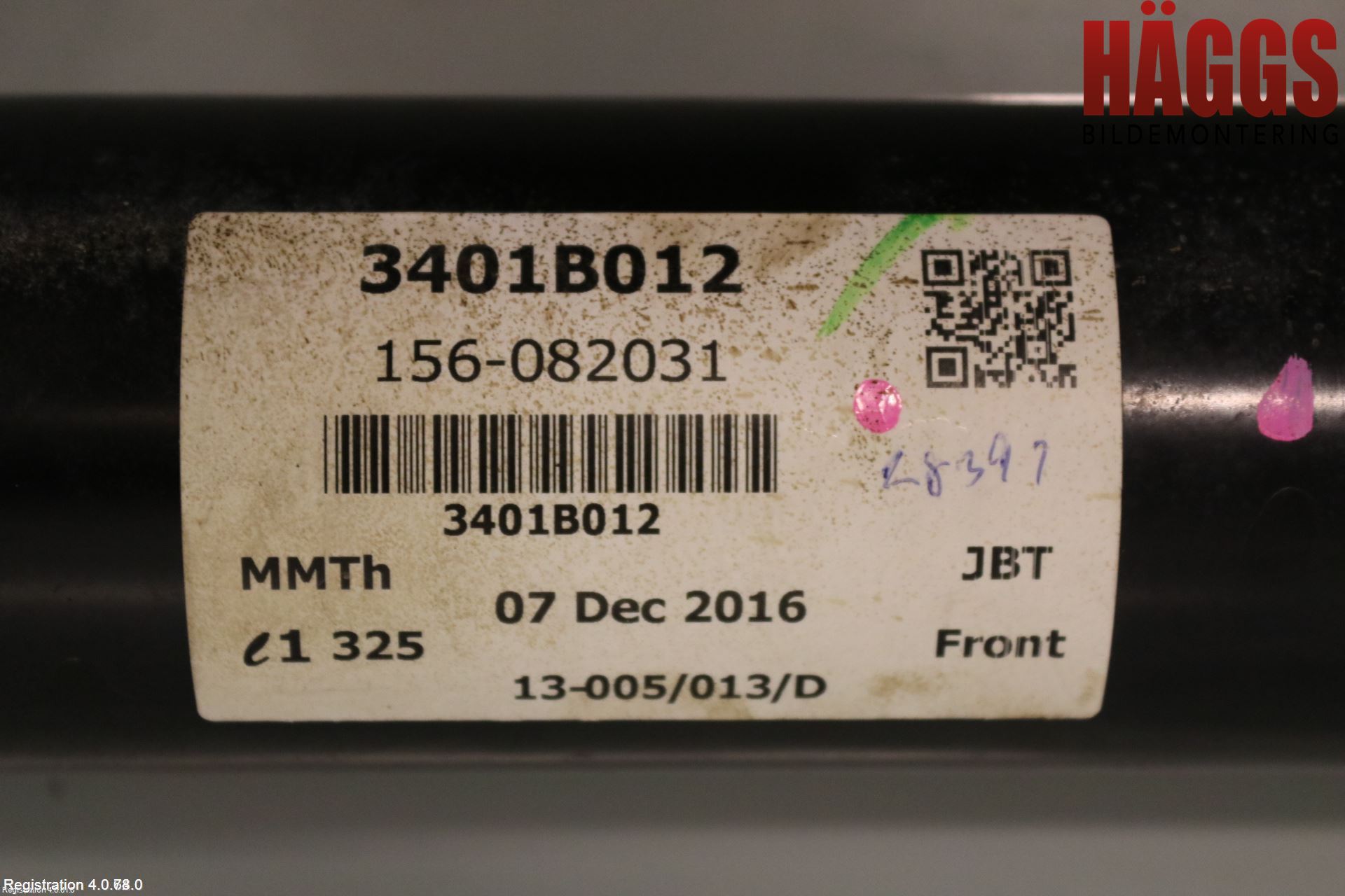 Fiat FULLBACK 16-19 Mellanaxel Främre 4Wd