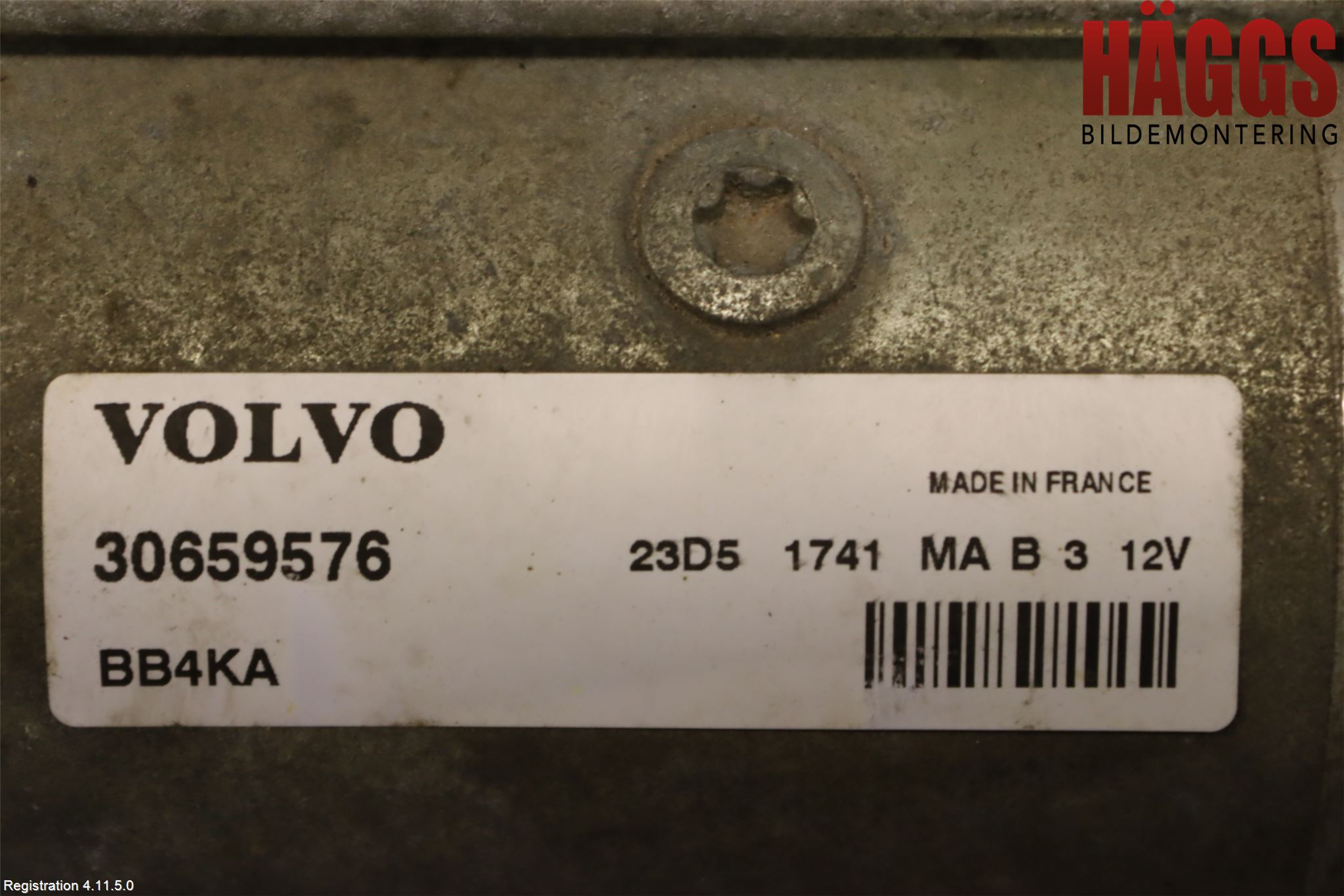 Volvo V60 14-18 Startmotor Diesel