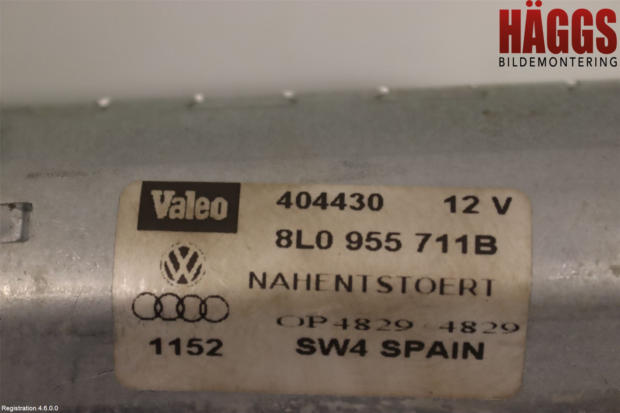 Audi A3/S3     96-03 Torkarmotor Baklucka