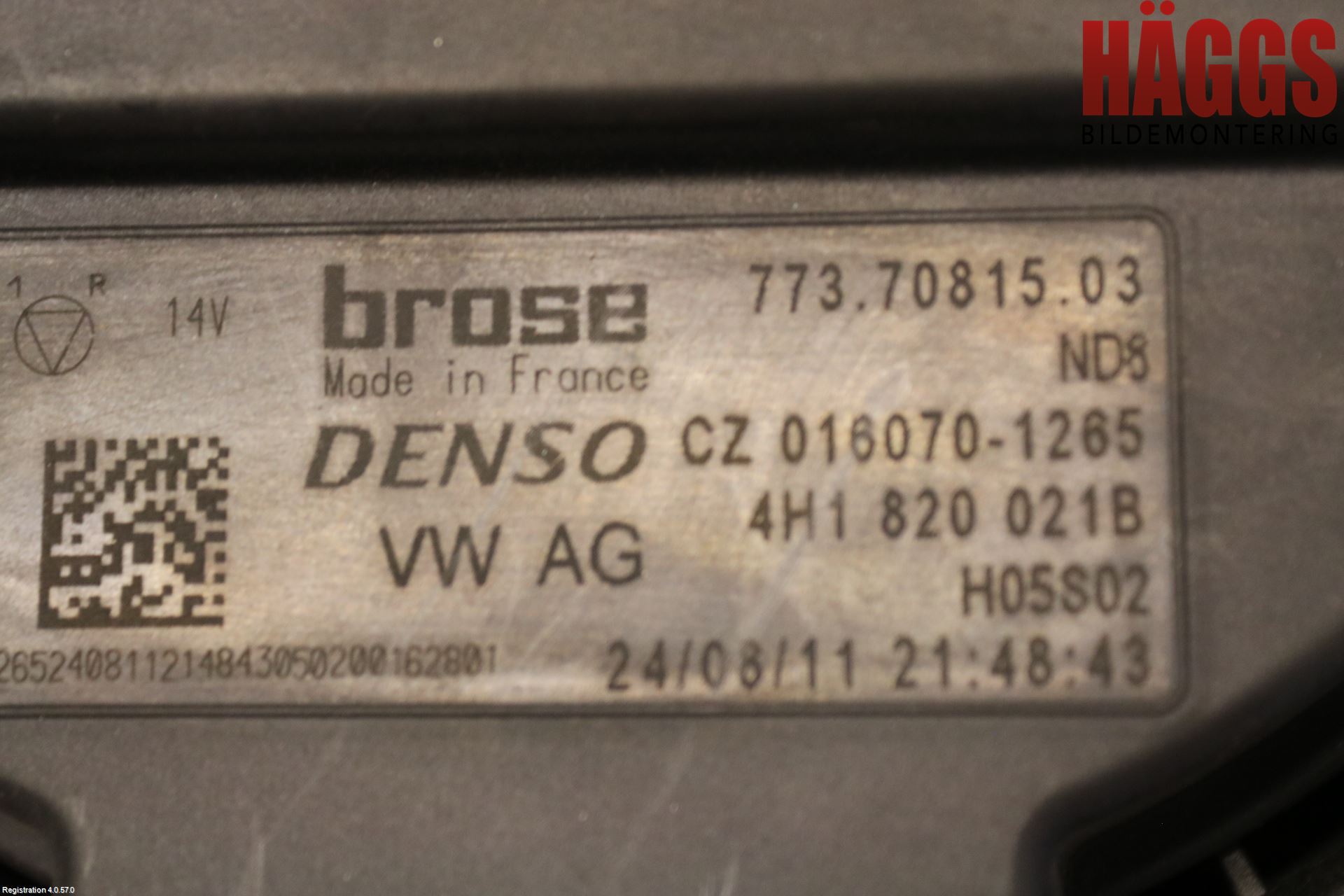 Audi A6/S6 4G 11-18 Ac Värmefläkt