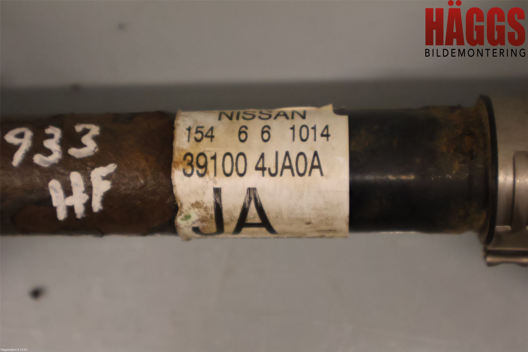 Nissan NAVARA 05-16 Drivaxel Fram Höger