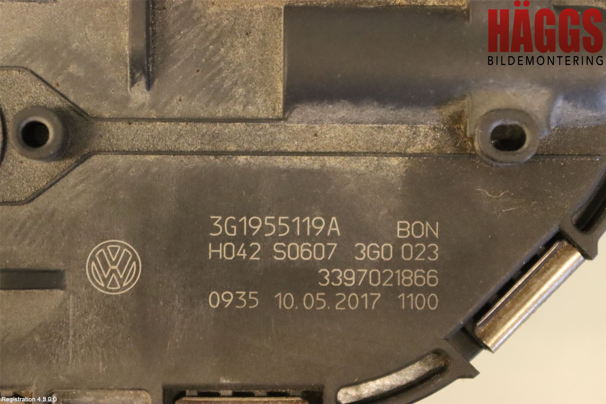 Volkswagen VW PASSAT 15-19 Torkarmotor Vindruta
