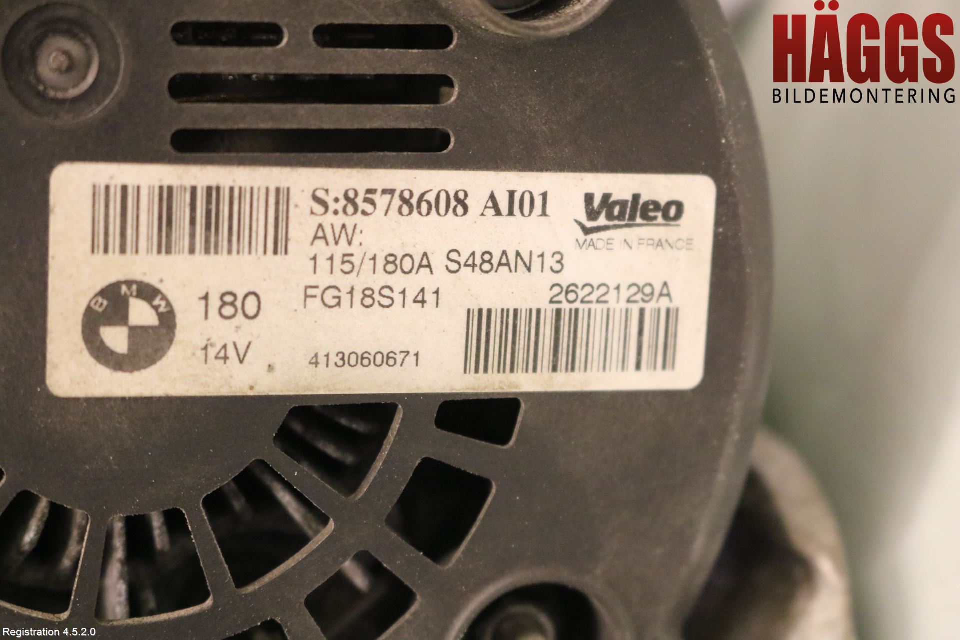 BMW 3 F30/F31/F80 12-19 Generator