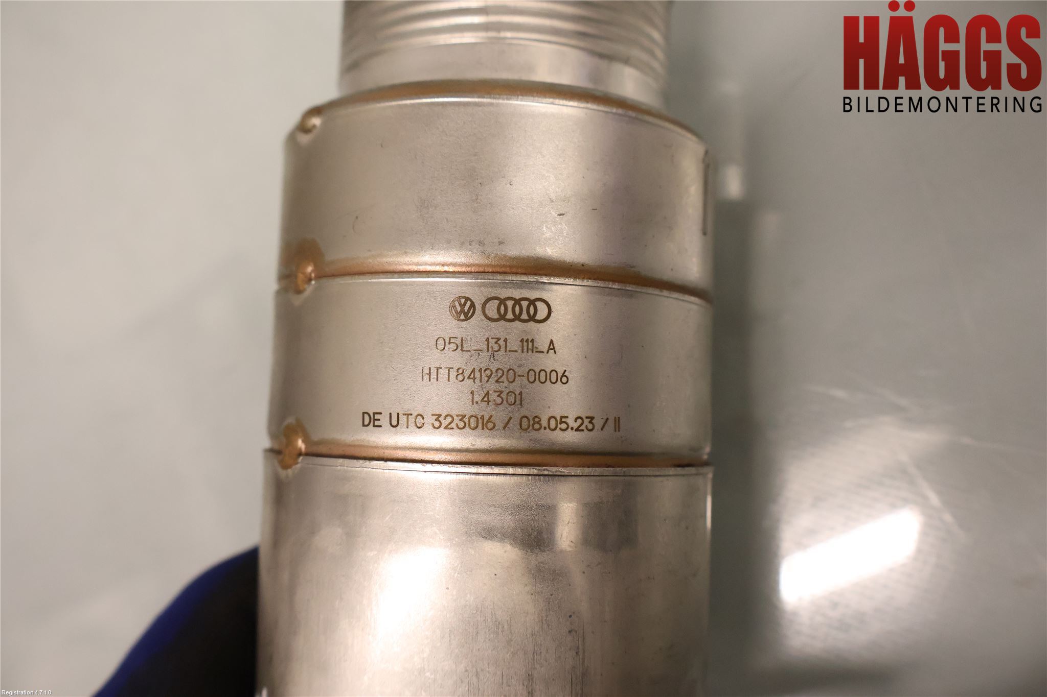 Audi A6 F2/C8 19- Laddluft-Intercoolerrör